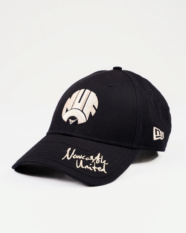 Newcastle United New Era Script Visor Navy 9FORTY Adjustable Cap
