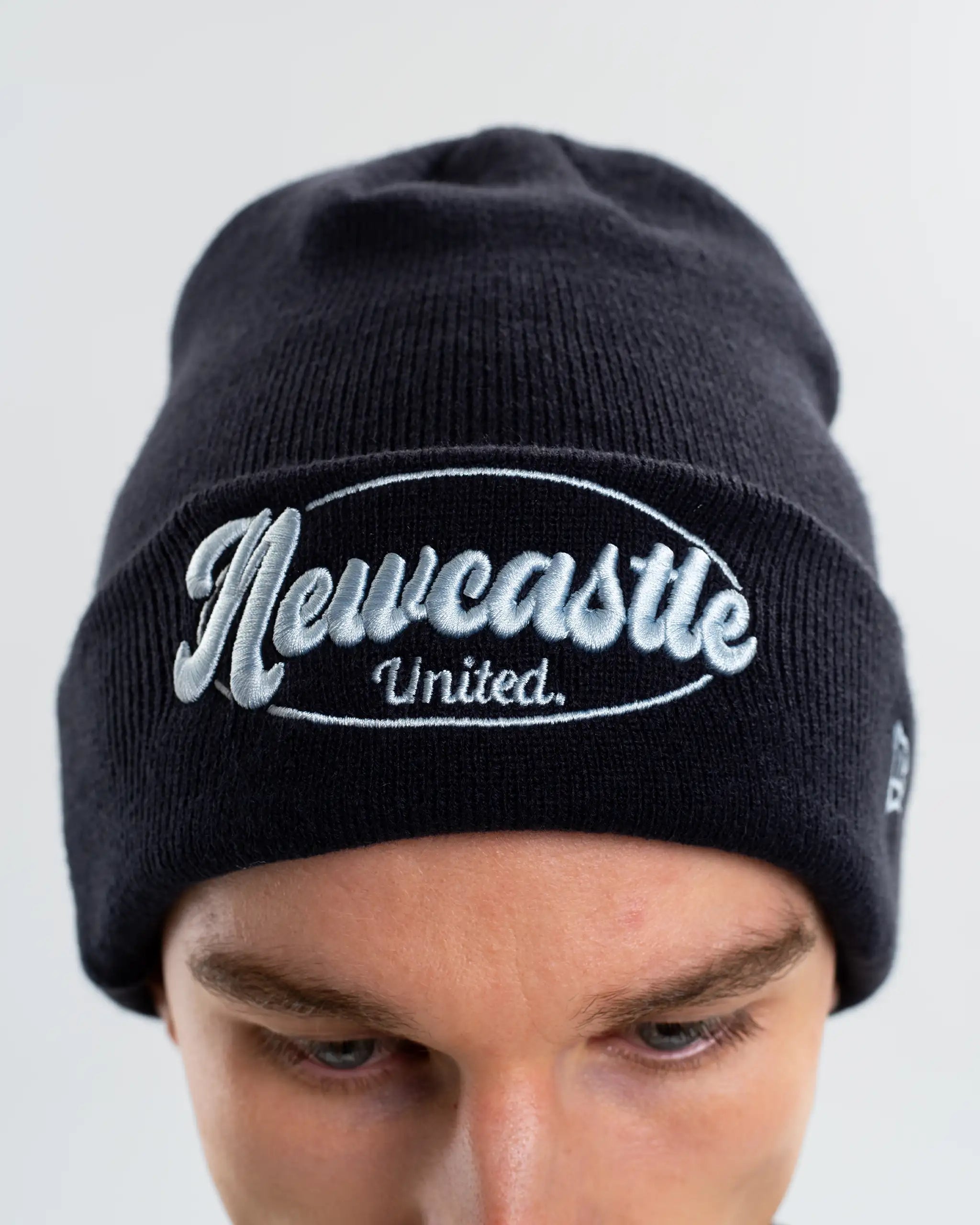 Newcastle United New Era Seasonal Navy Cuff Beanie