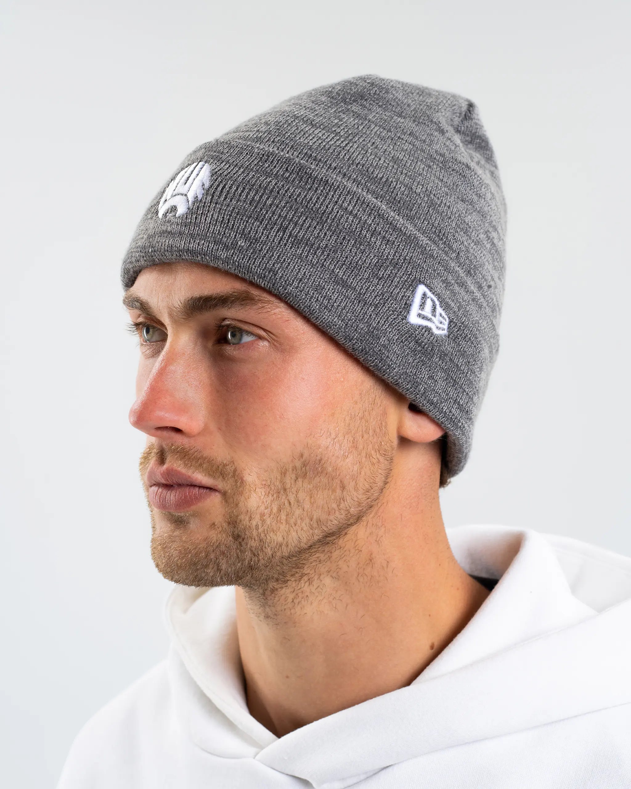 Newcastle United New Era Grey Retro Beanie