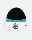 Newcastle United New Era Black & White Team Cuff Beanie