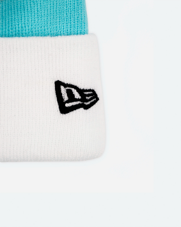 Newcastle United New Era Black & White Team Cuff Beanie