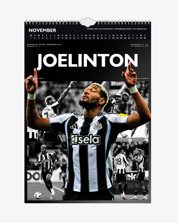 Newcastle United 2027 A3 Deluxe Calendar
