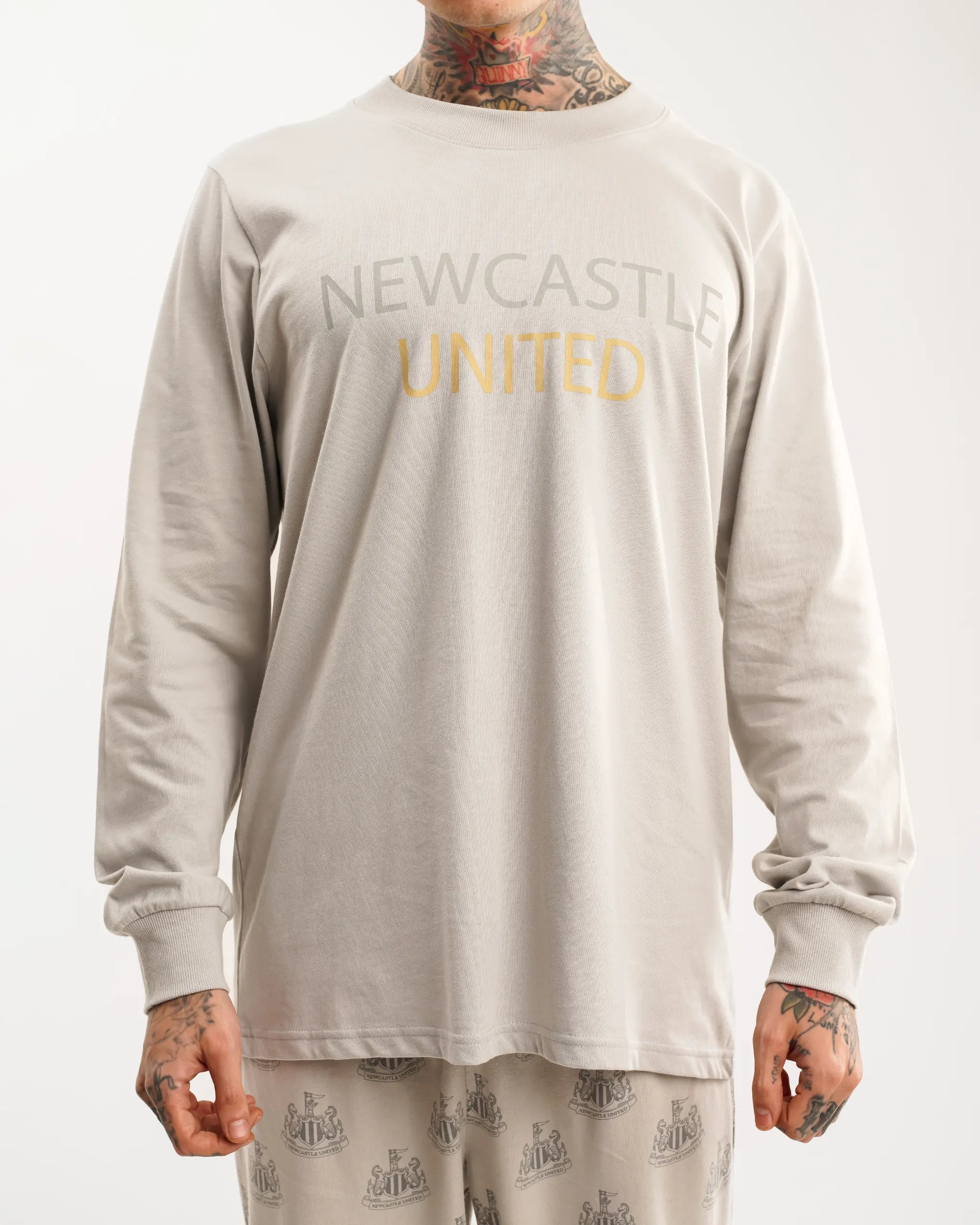 Newcastle United Men's Grey Pyjama Set