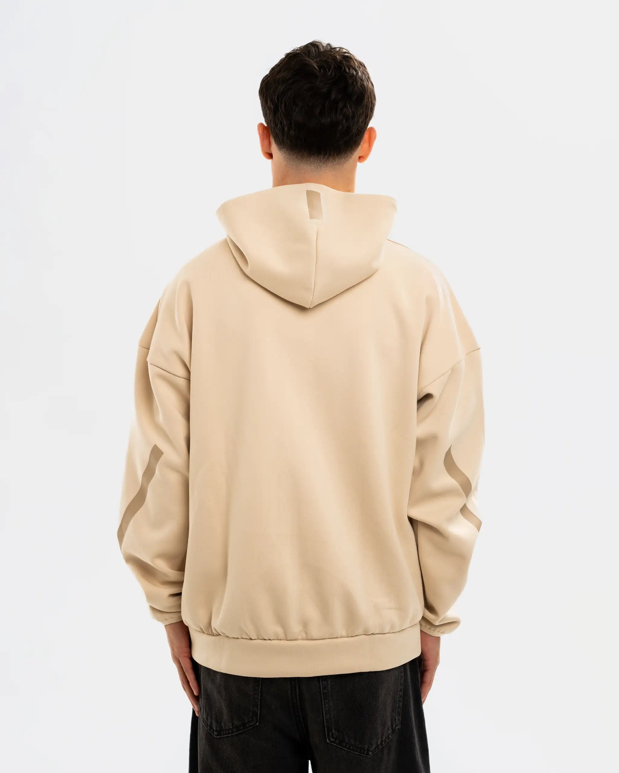 Newcastle United adidas Z.N.E Men's Beige Zip Up Hoodie