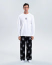 Newcastle United Adults Black and White Crest Pyjama Set