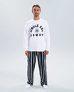 Newcastle United Adults Jingle Aal Howay Striped Pyjama Set