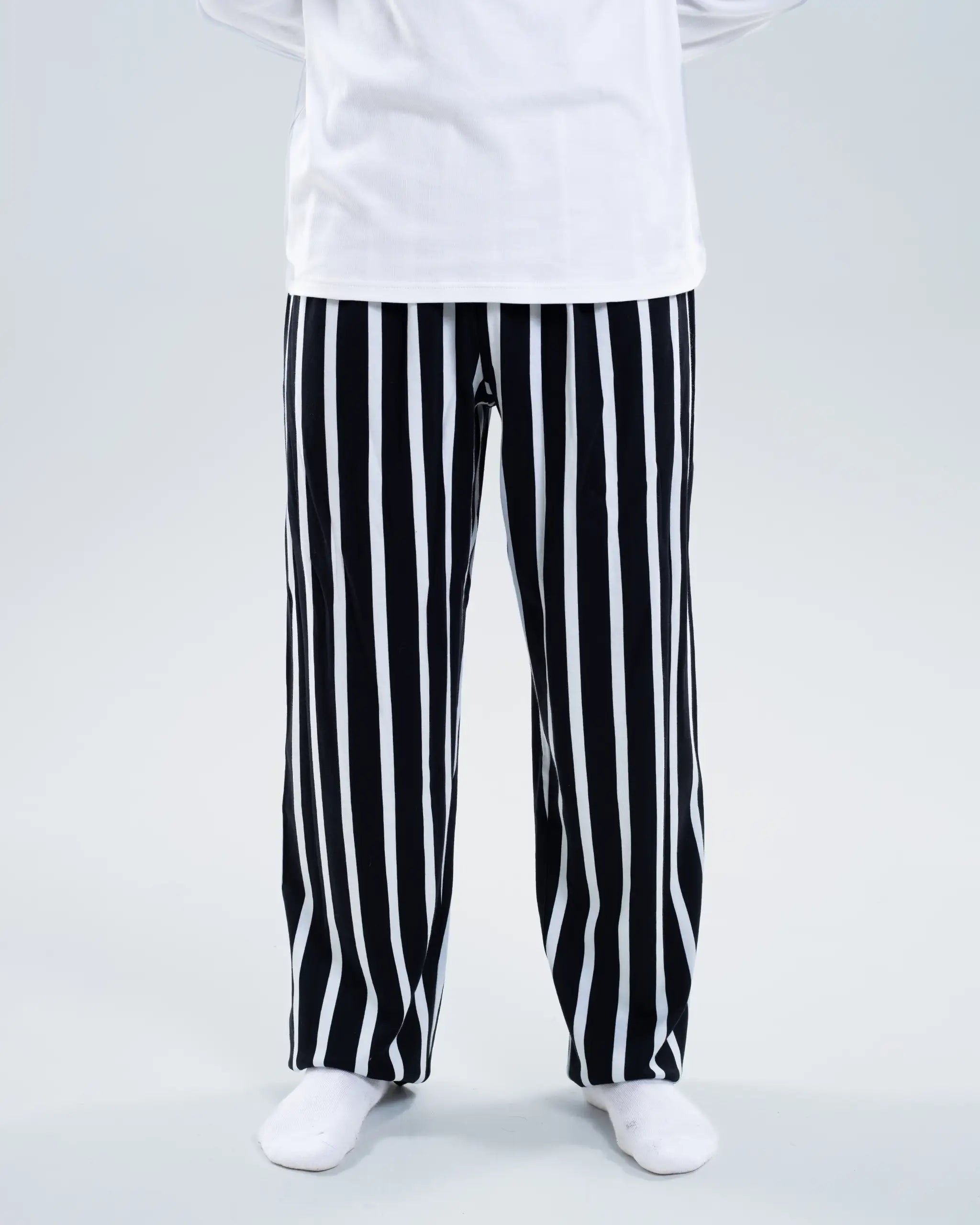 Newcastle United Adults Jingle Aal Howay Striped Pyjama Set
