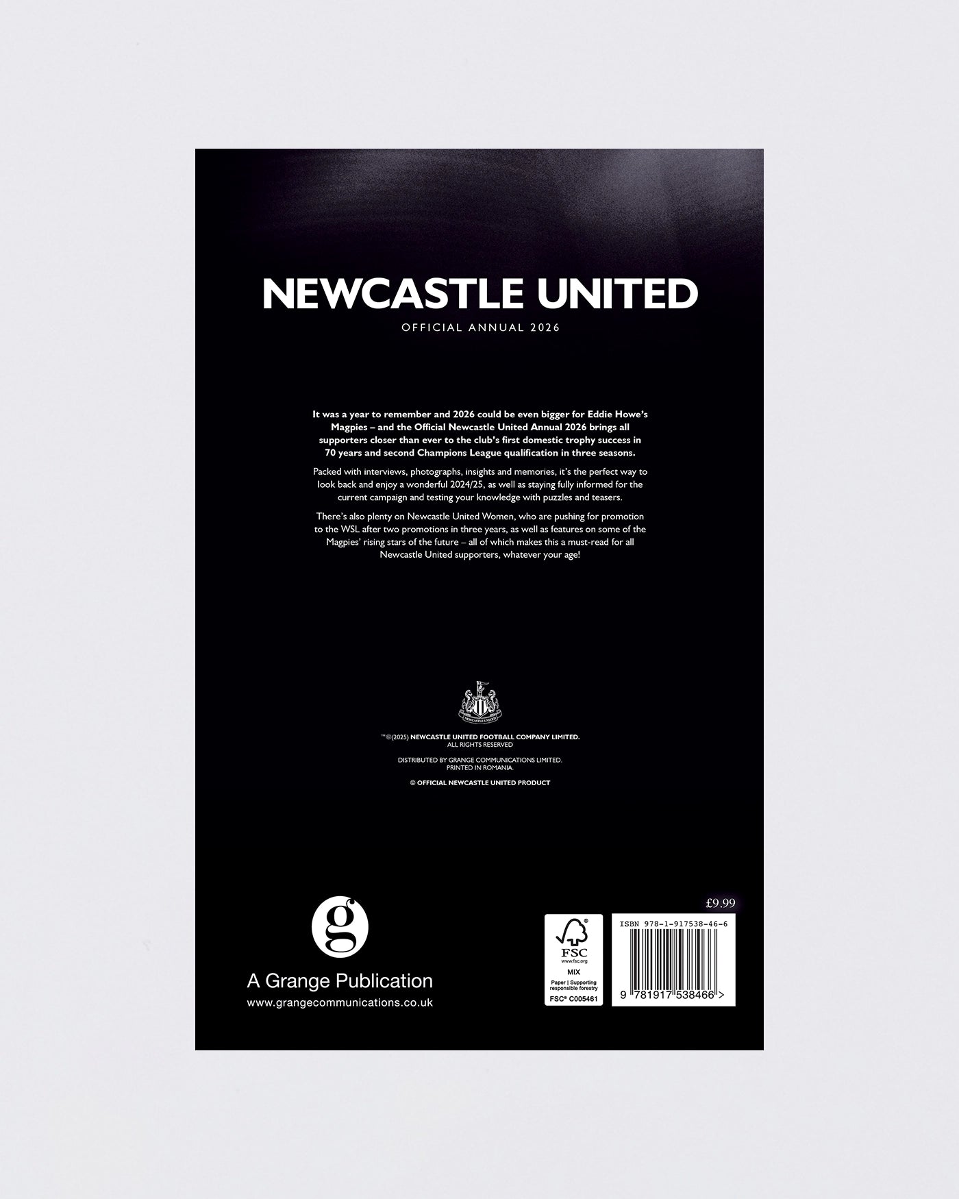 Newcastle United 2026 Annual