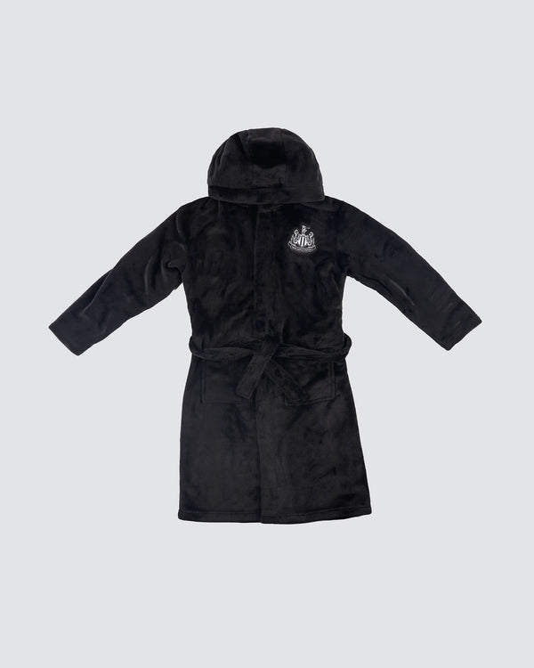 Newcastle United Kids' Black Dressing Gown