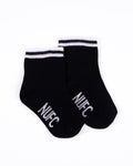 Newcastle United 2 Pack Block Coloured Baby Socks