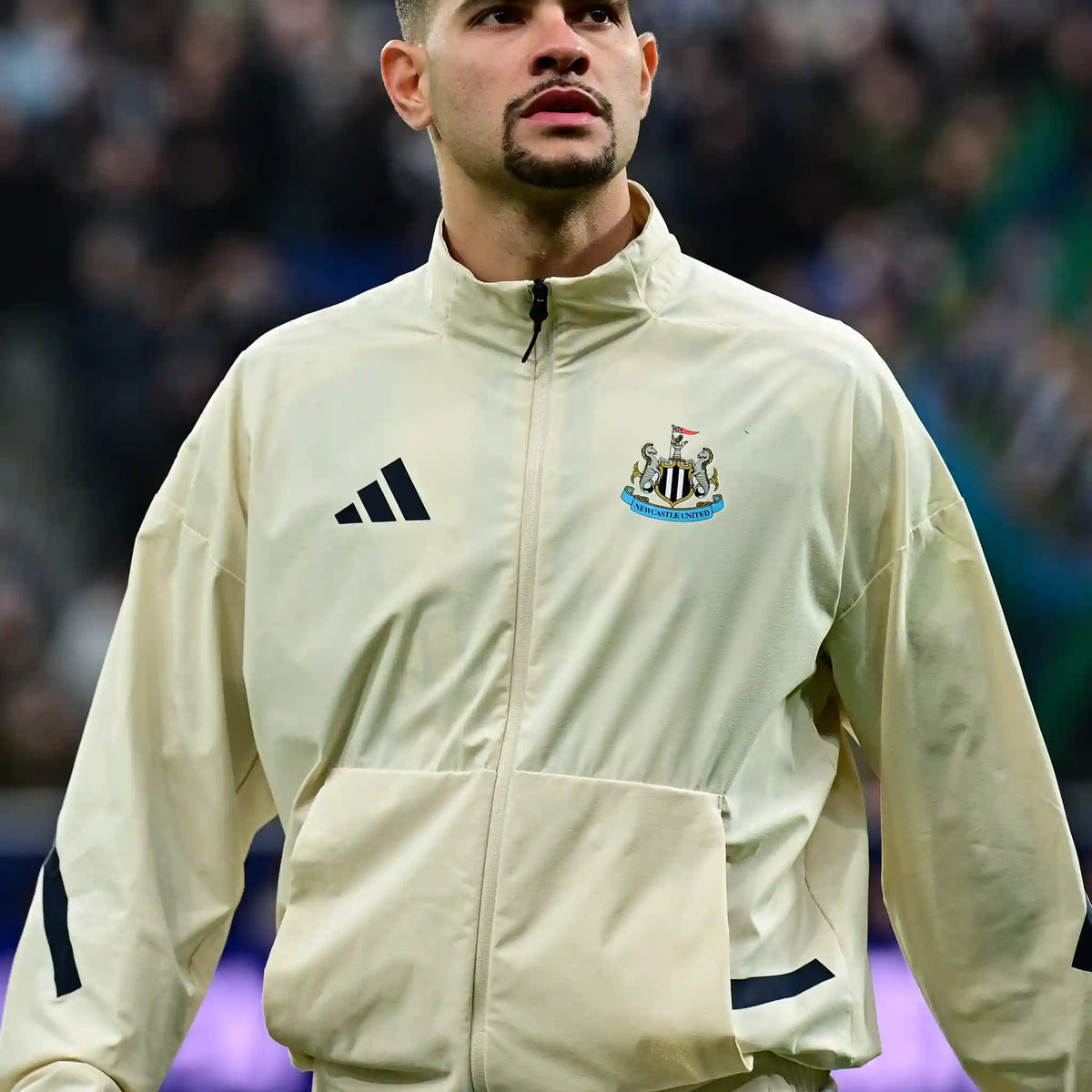 Newcastle United 25/26 ニューカッスルアンセムジャケットM Newcastle United adidas 25/26 Off White Anthem Jacket