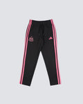 Newcastle United adidas Kid's Black and Pink 3-Stripe Joggers