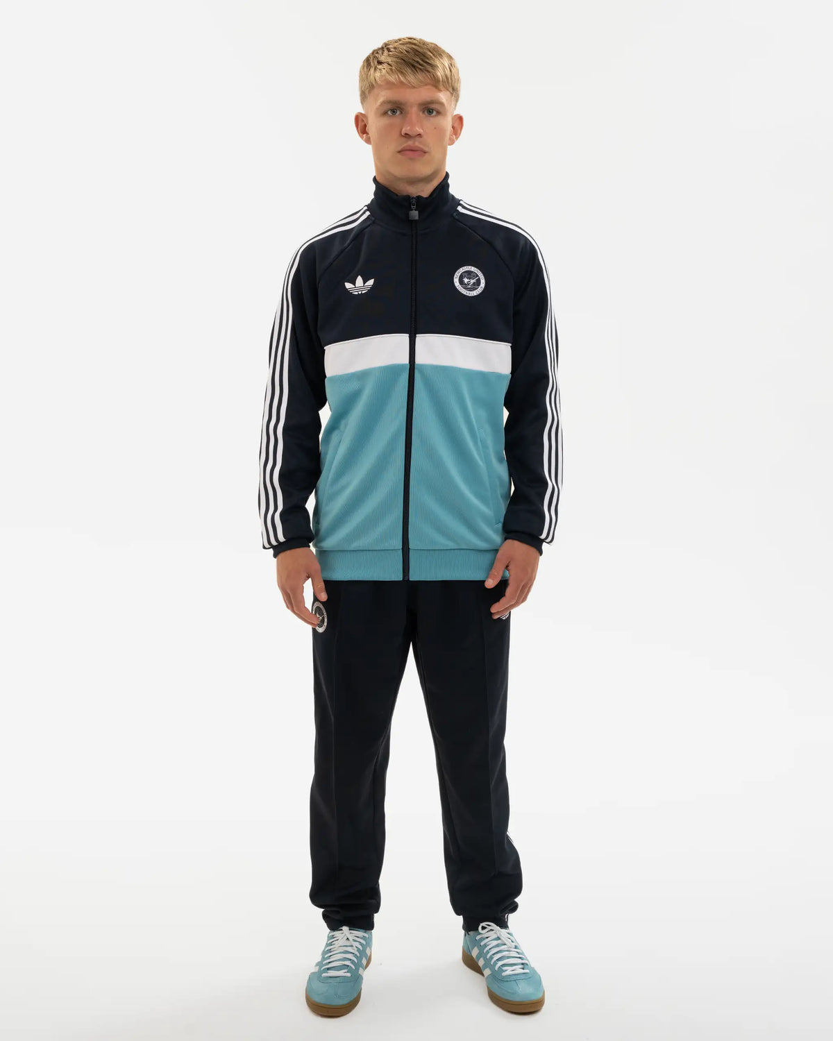 Newcastle United adidas Originals Navy Zip Up Track Top