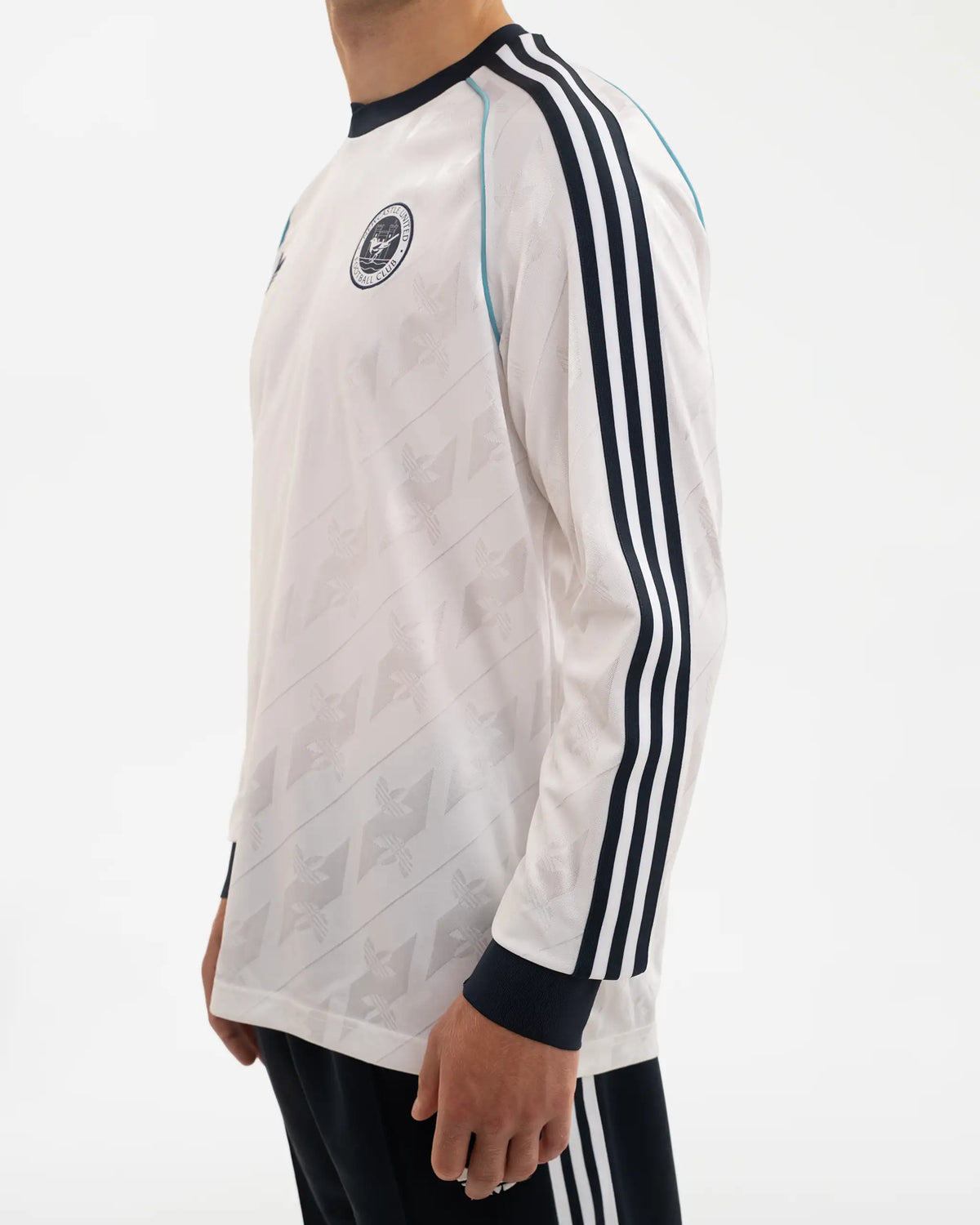 Newcastle United adidas Originals White Long Sleeve Jersey