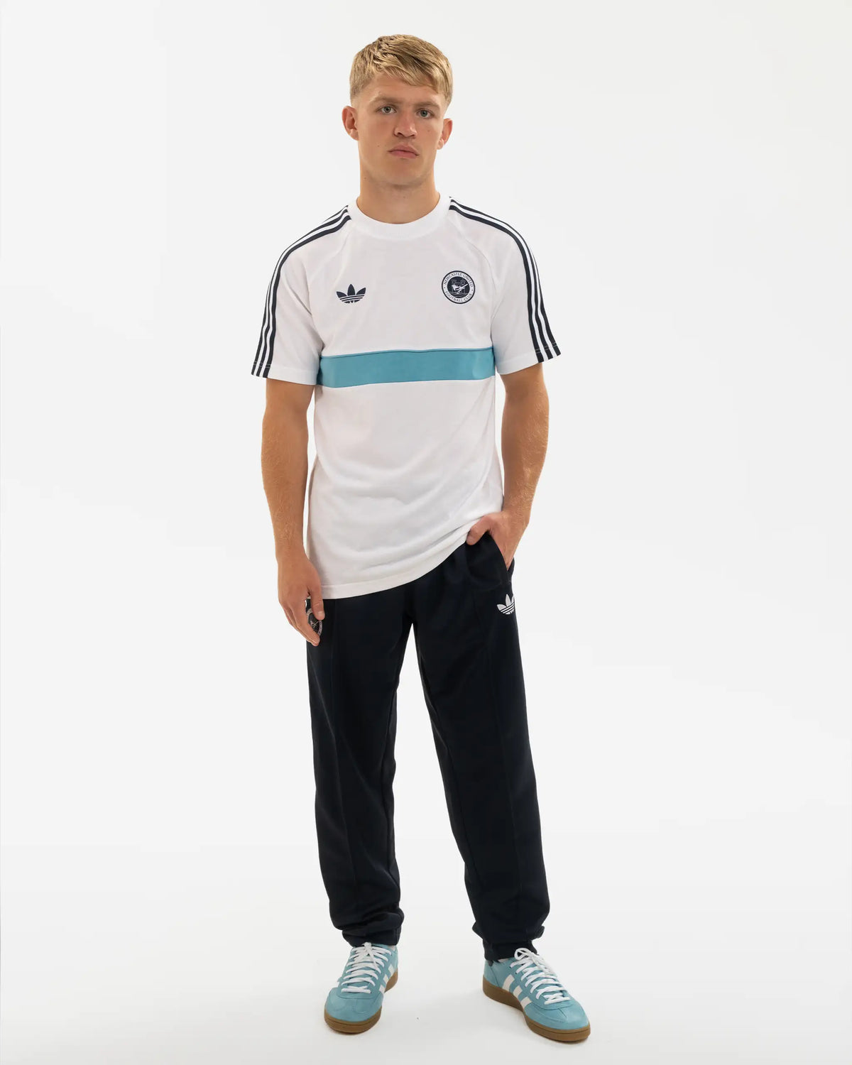Newcastle United adidas Originals White T-Shirt