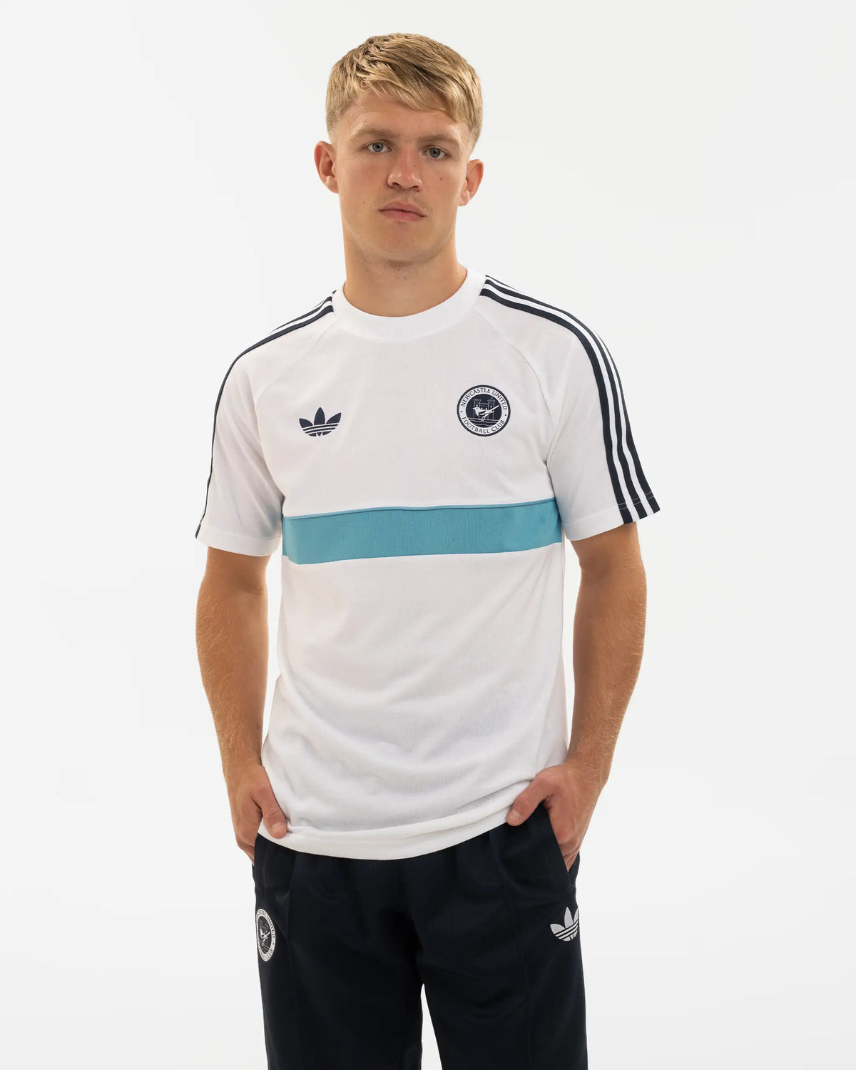 Newcastle United adidas Originals White T-Shirt