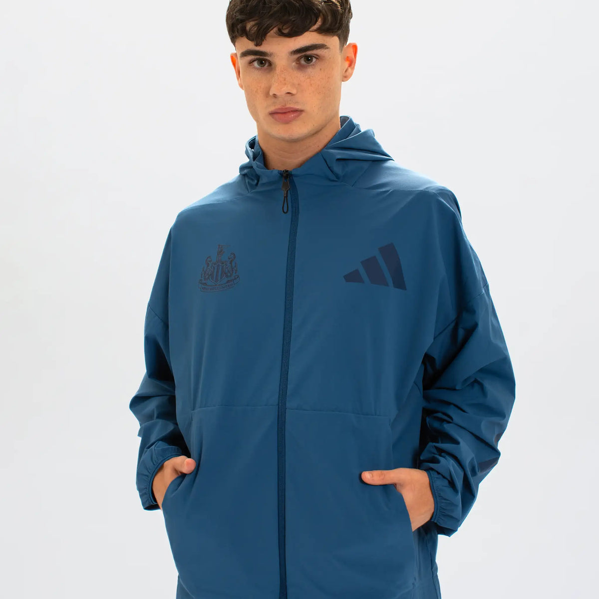 Newcastle United adidas Z.N.E Men's Dusky Petrol Track Top