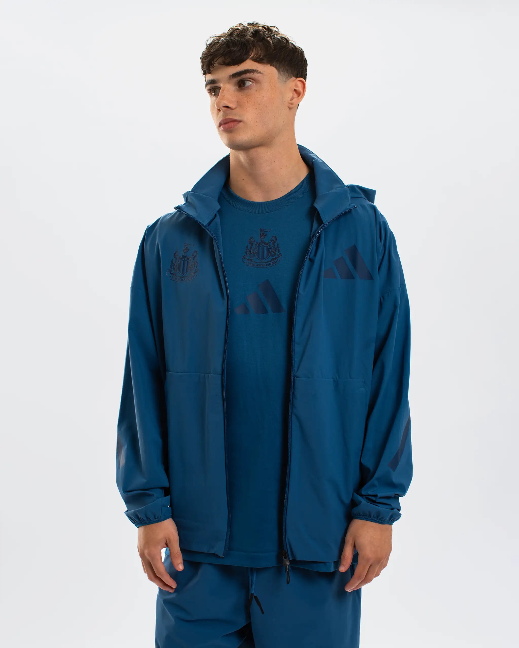 Newcastle United adidas Z.N.E Men's Dusky Petrol Track Top