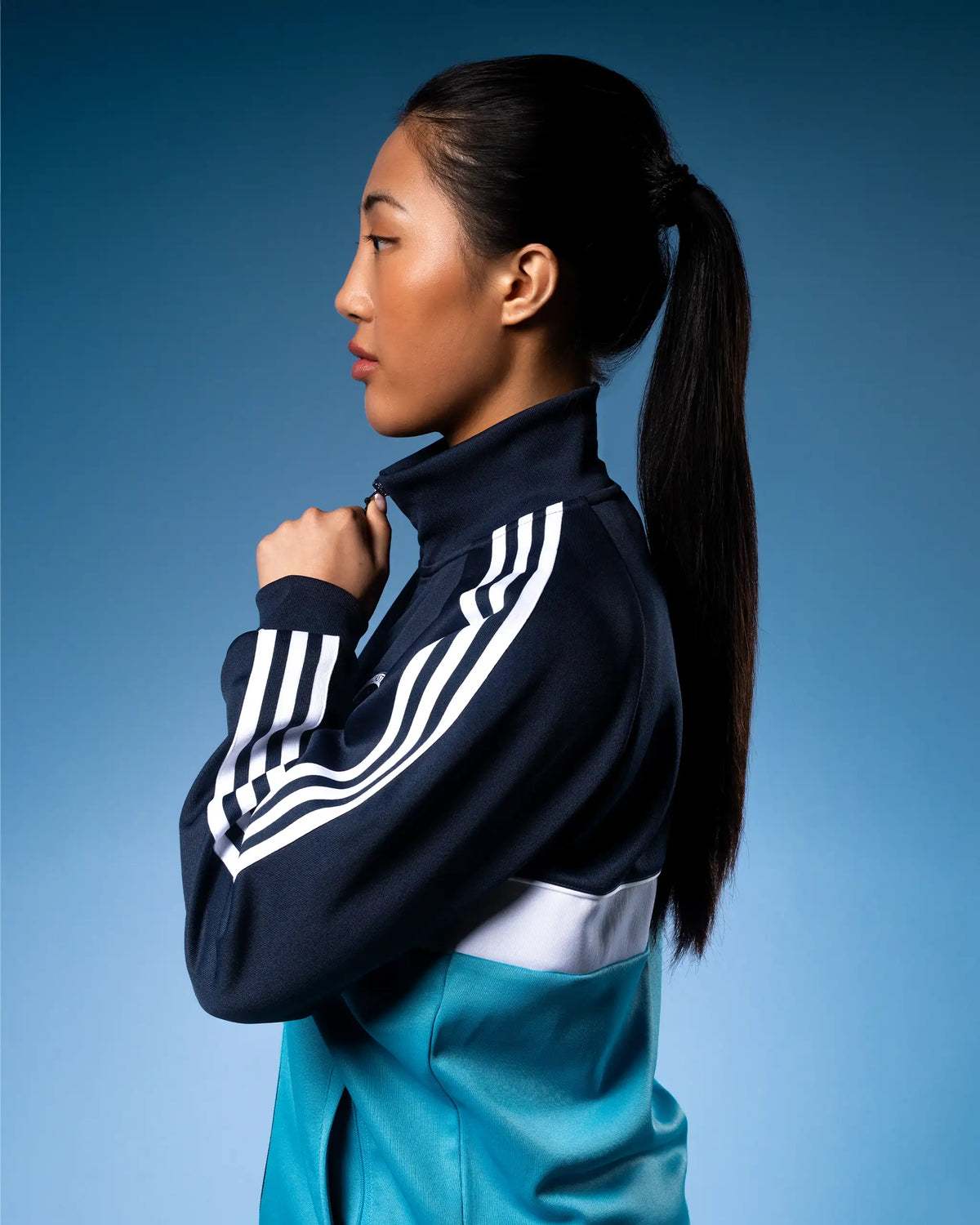 Newcastle United adidas Originals Navy Zip Up Track Top