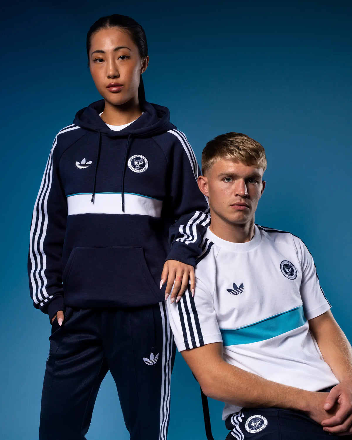 Newcastle United adidas Originals Navy Hoodie