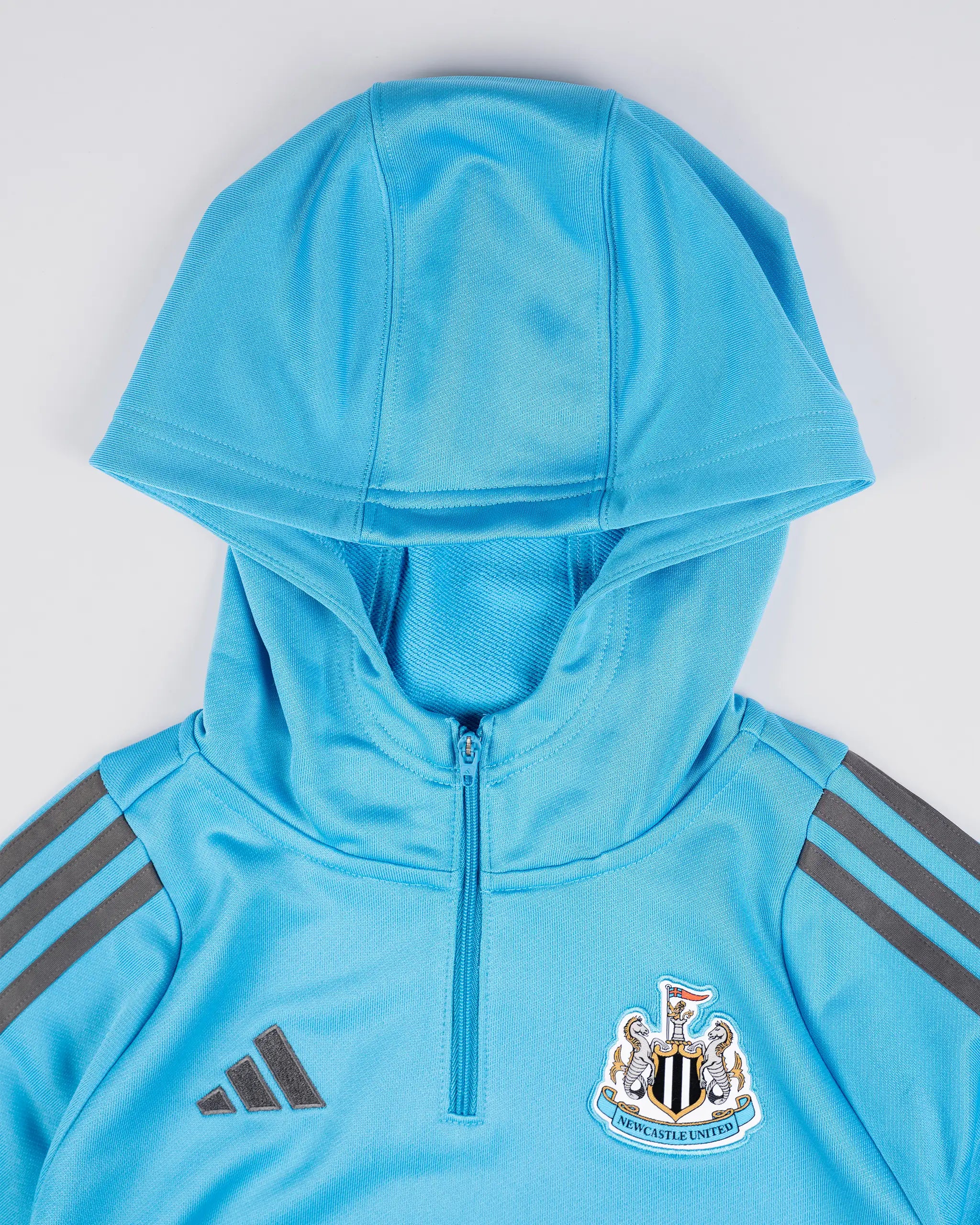 Newcastle United adidas 25/26 Players Range Kids' Blue Hoodie