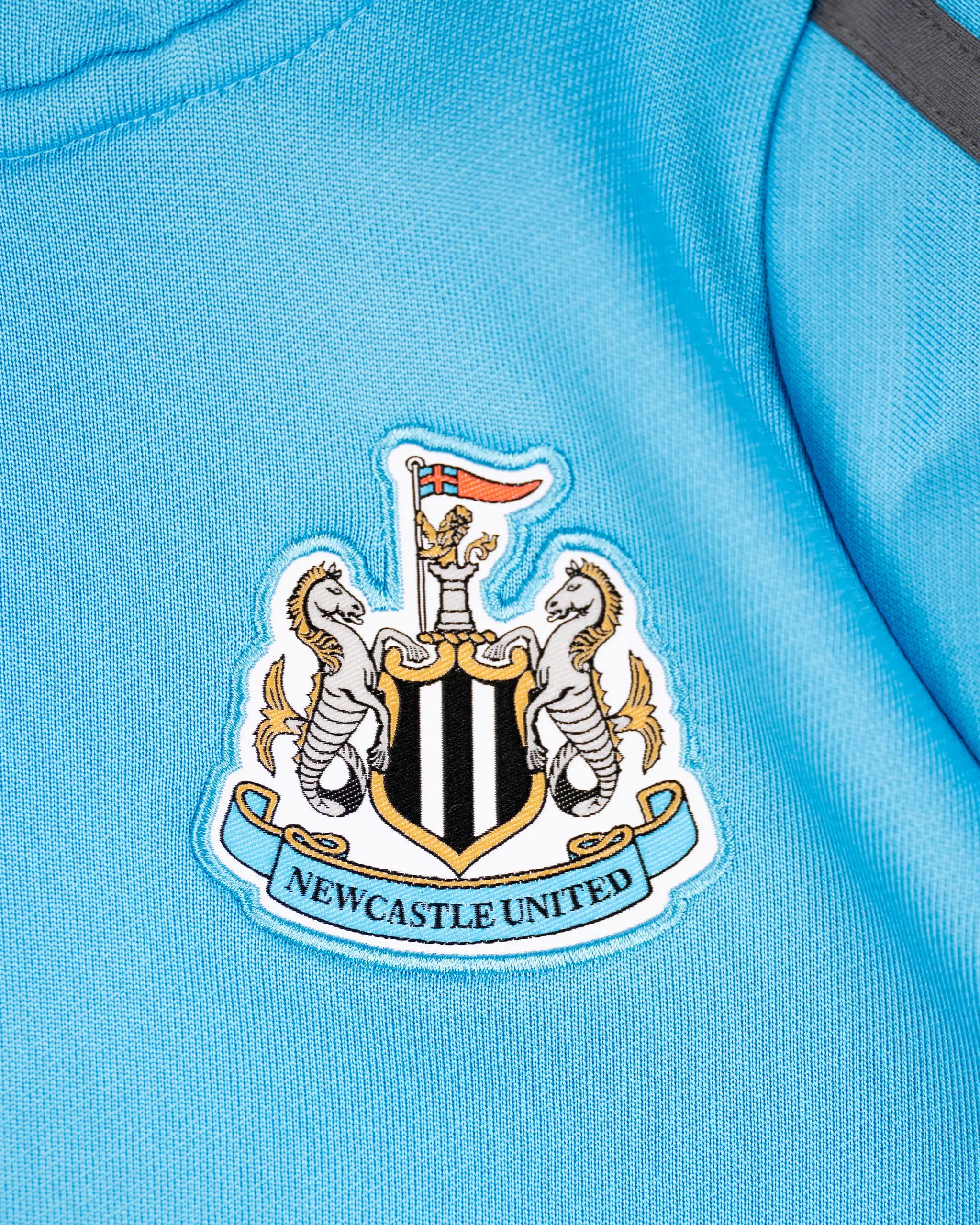 Newcastle United adidas 25/26 Players Range Kids' Blue Hoodie