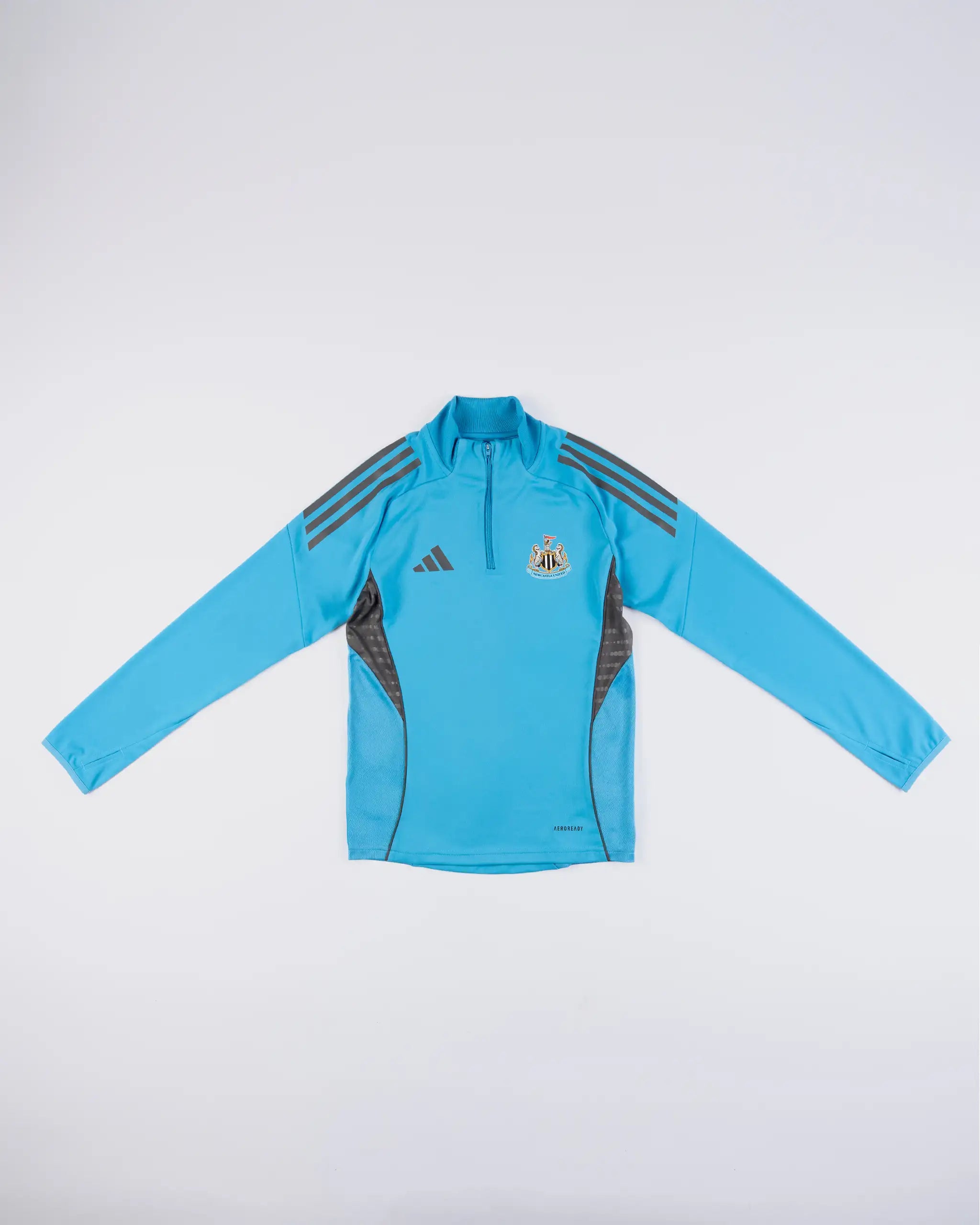 Newcastle United adidas 25/26 Players Range Kids' Blue 1/4 Zip Top