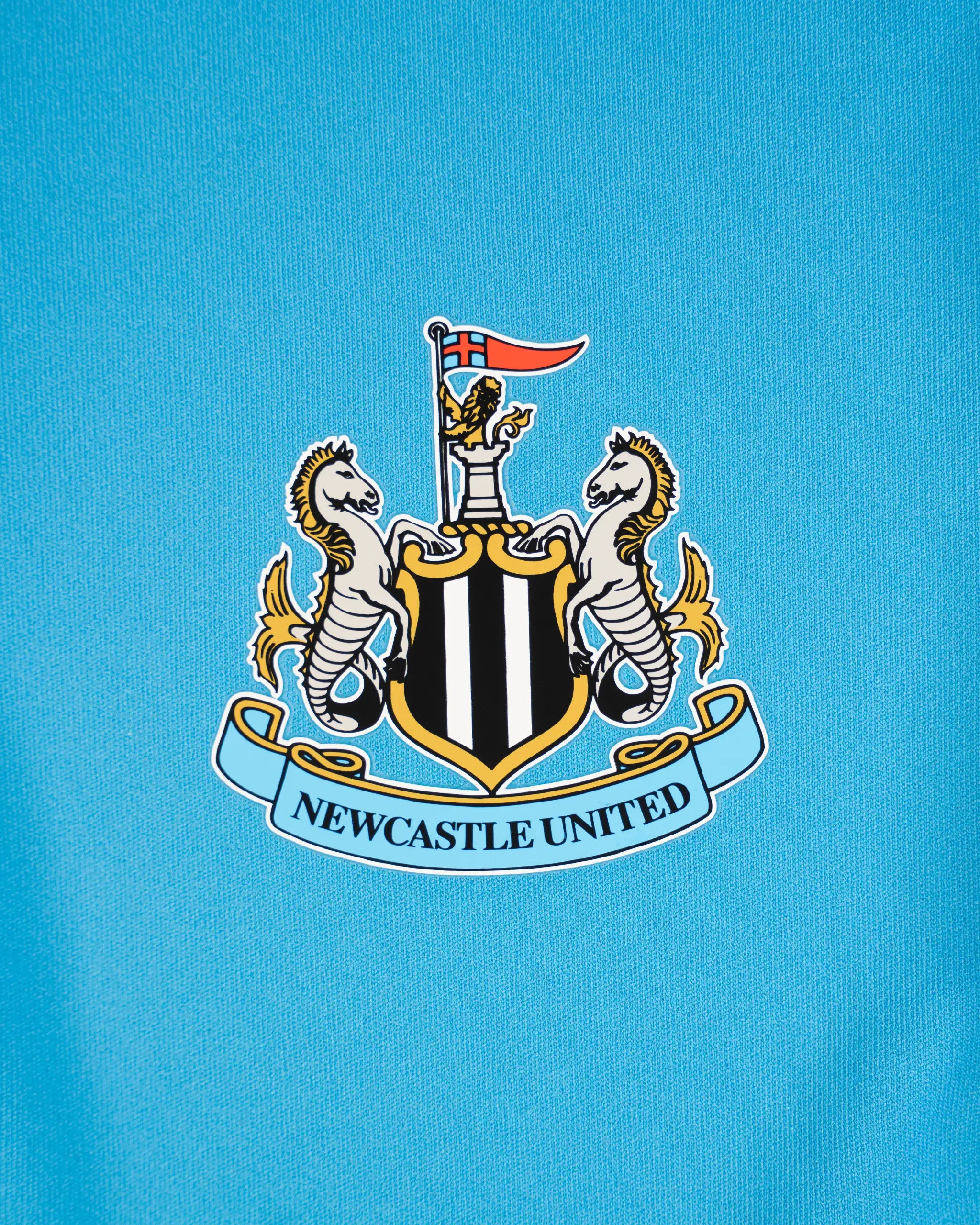 Newcastle United adidas 25/26 Players Range Kids' Blue 1/4 Zip Top