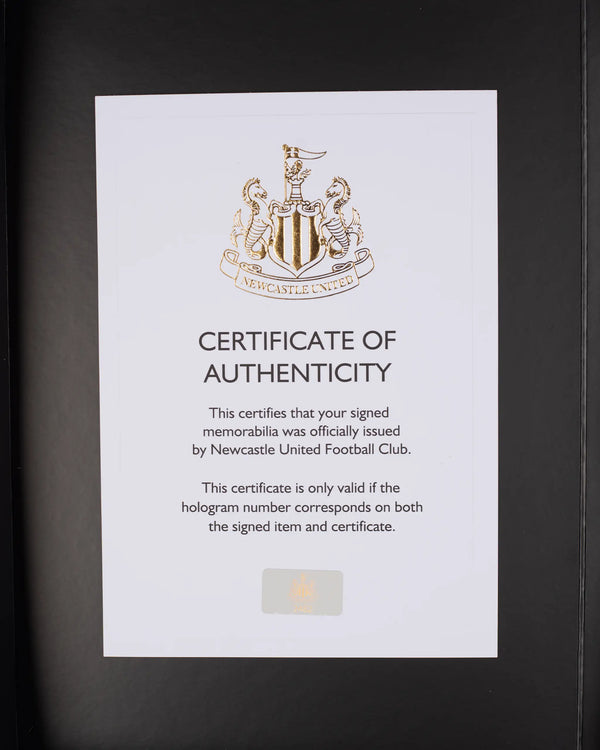 Newcastle United BRUNO G. 25/26 Boxed Signed Home Shirt