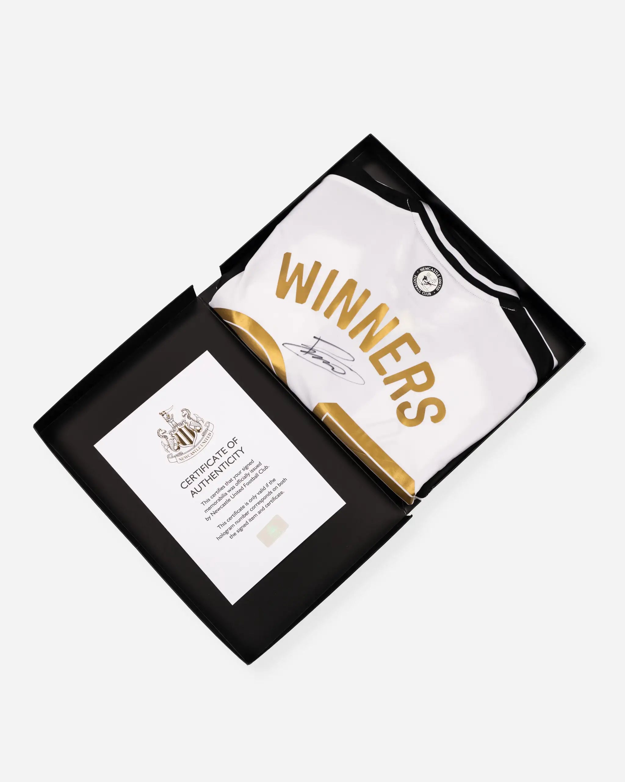 Newcastle United BRUNO G. 24/25 Boxed Signed Carabao Cup Winners Shirt