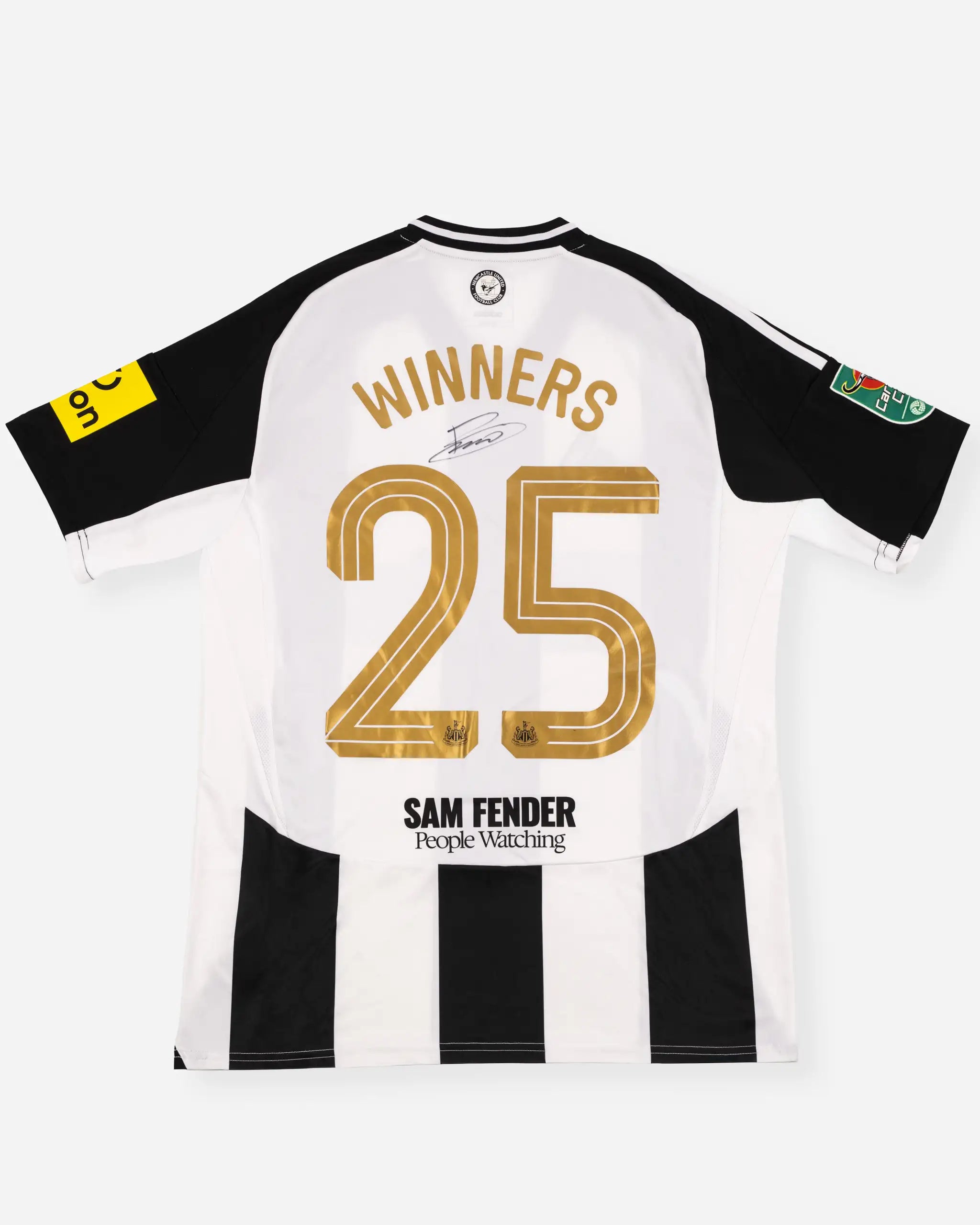 Newcastle United BRUNO G. 24/25 Boxed Signed Carabao Cup Winners Shirt