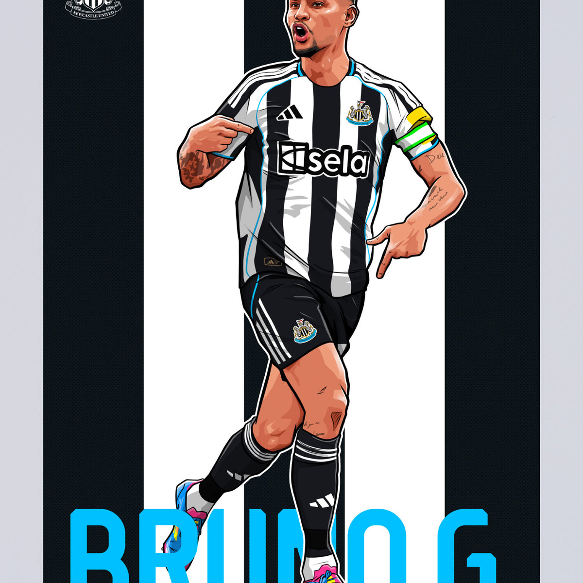 Newcastle United BRUNO G. Poster