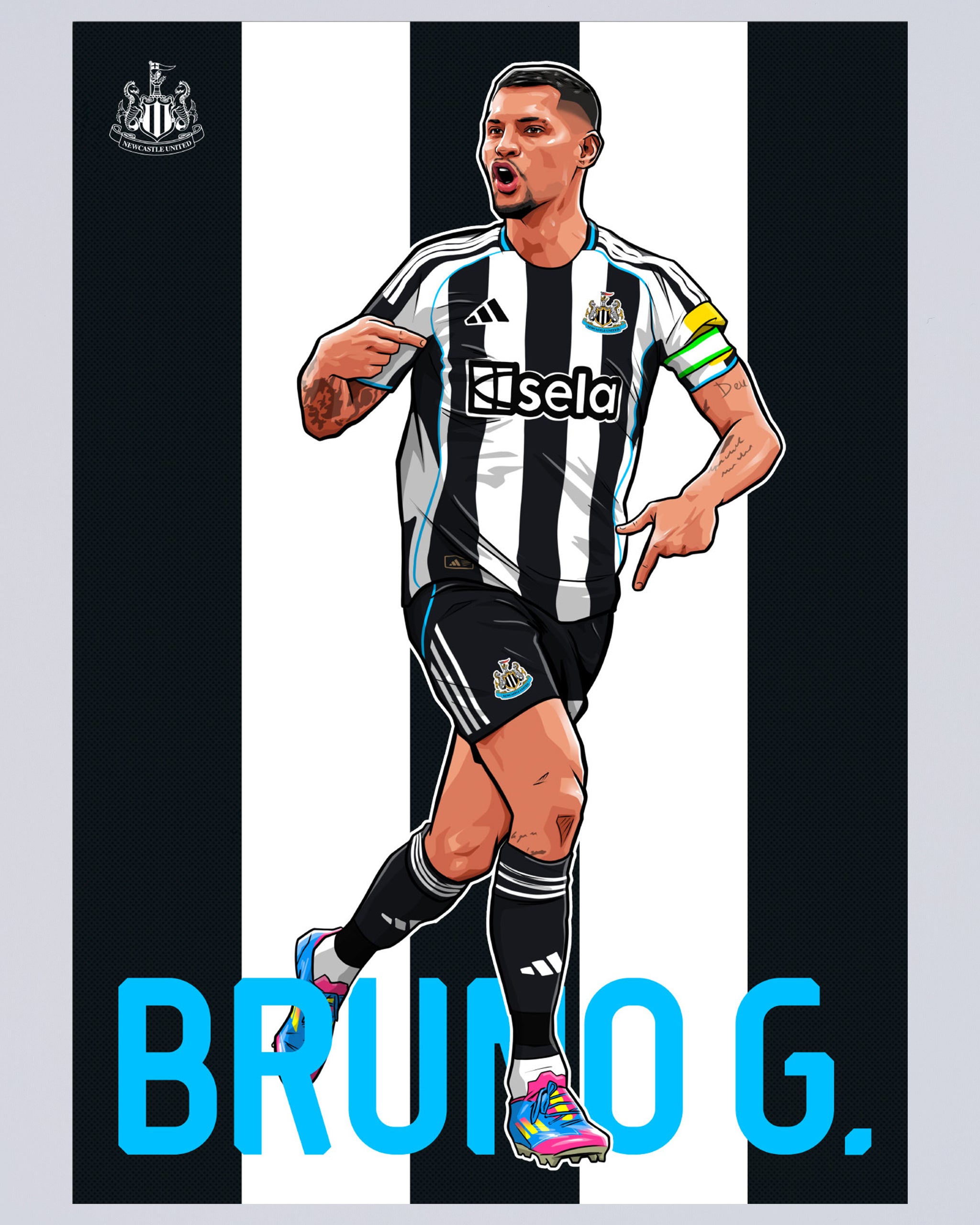 Newcastle United BRUNO G. Poster