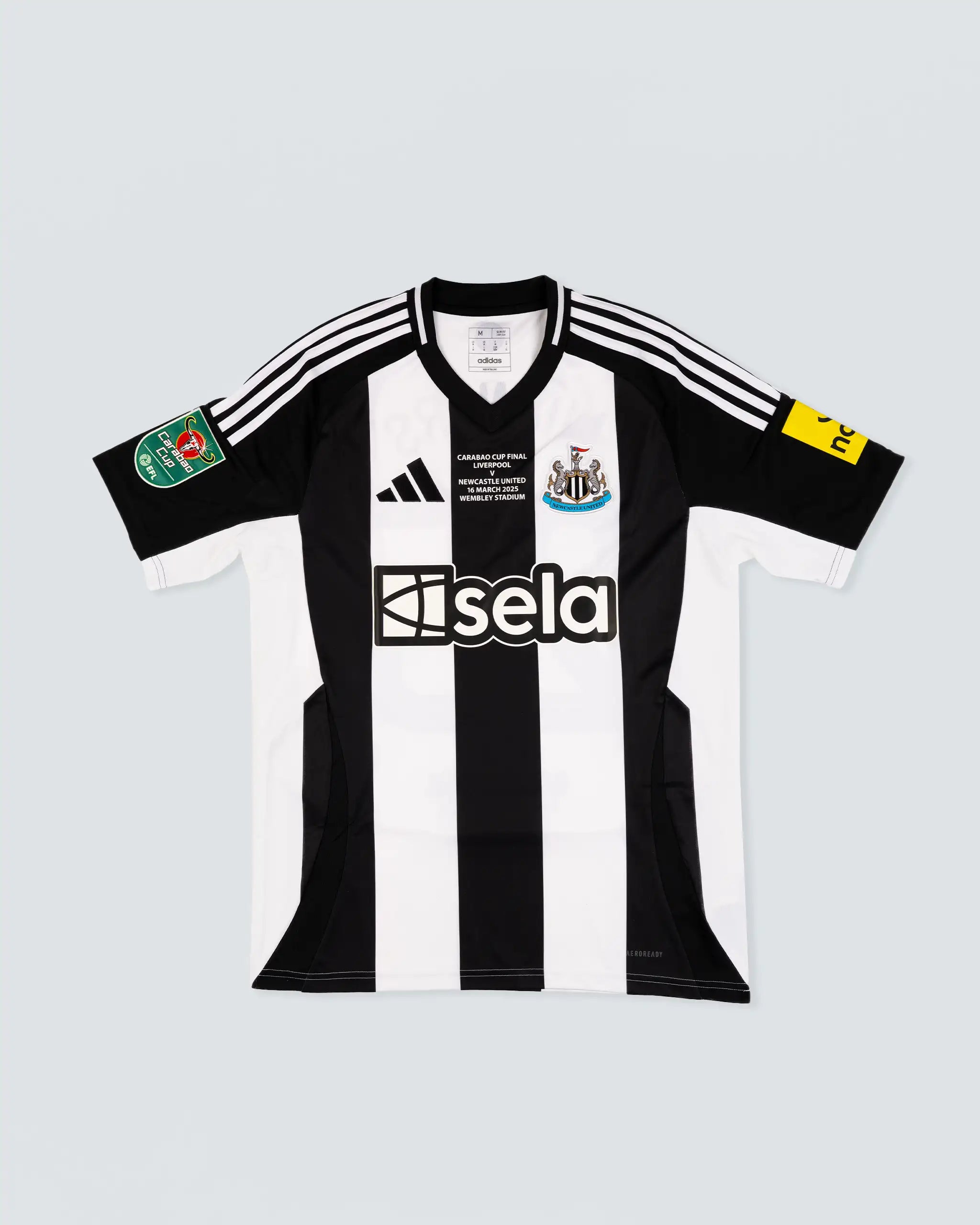 Newcastle United BURN 24/25 Boxed Signed Carabao Cup Winners Shirt