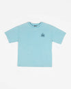 Newcastle United Boy's Blue Acid Wash T-Shirt