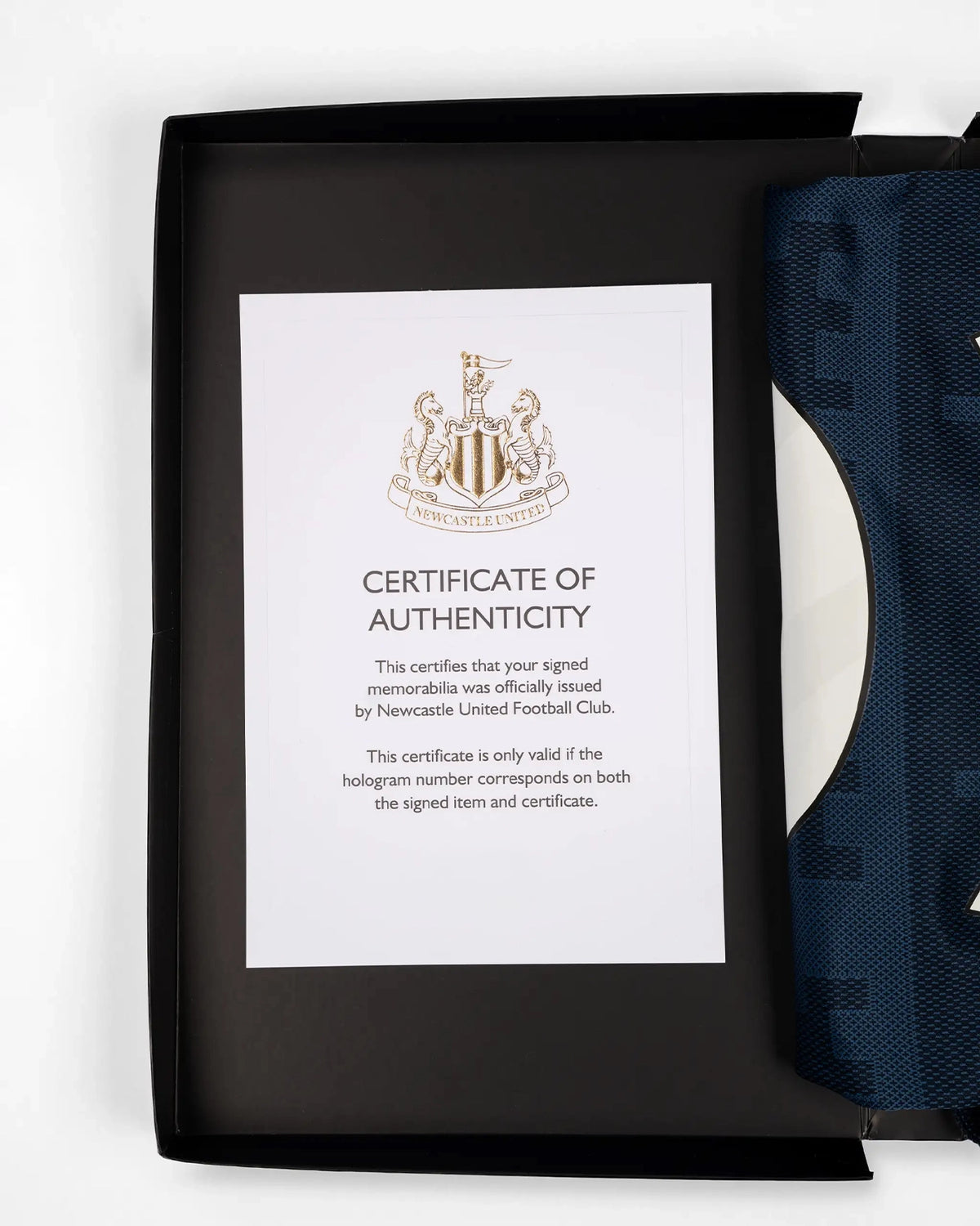 Newcastle United BAMBA 26/27 Boxed Signed Authentic Away Shirt
