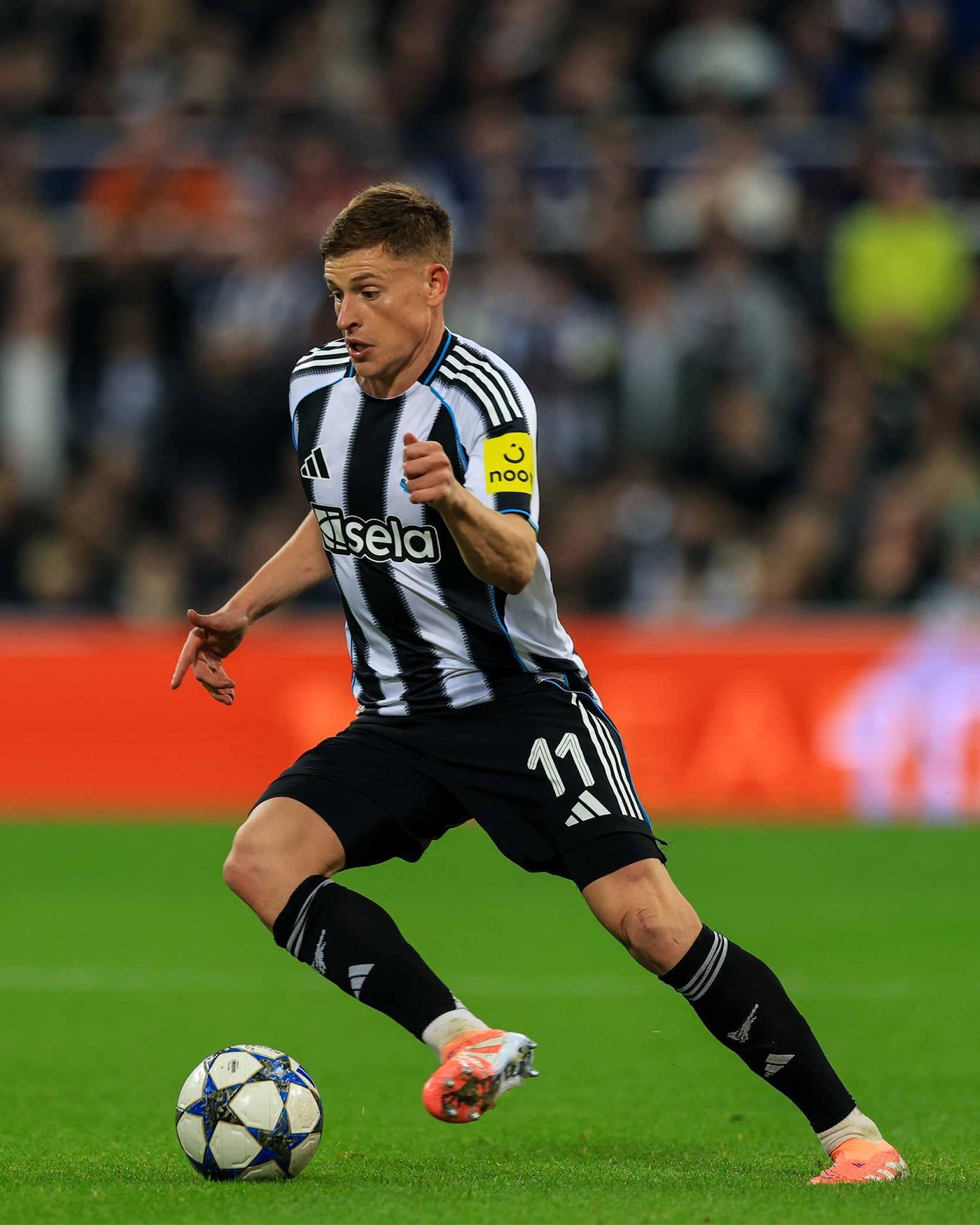 Newcastle United BARNES 25/26 Match Worn Shirt - Bilbao (H)