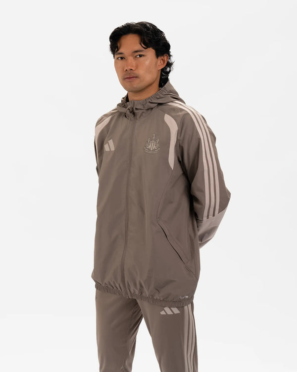 Newcastle United adidas 26/27 Coach's Range Beige All Weather Jacket