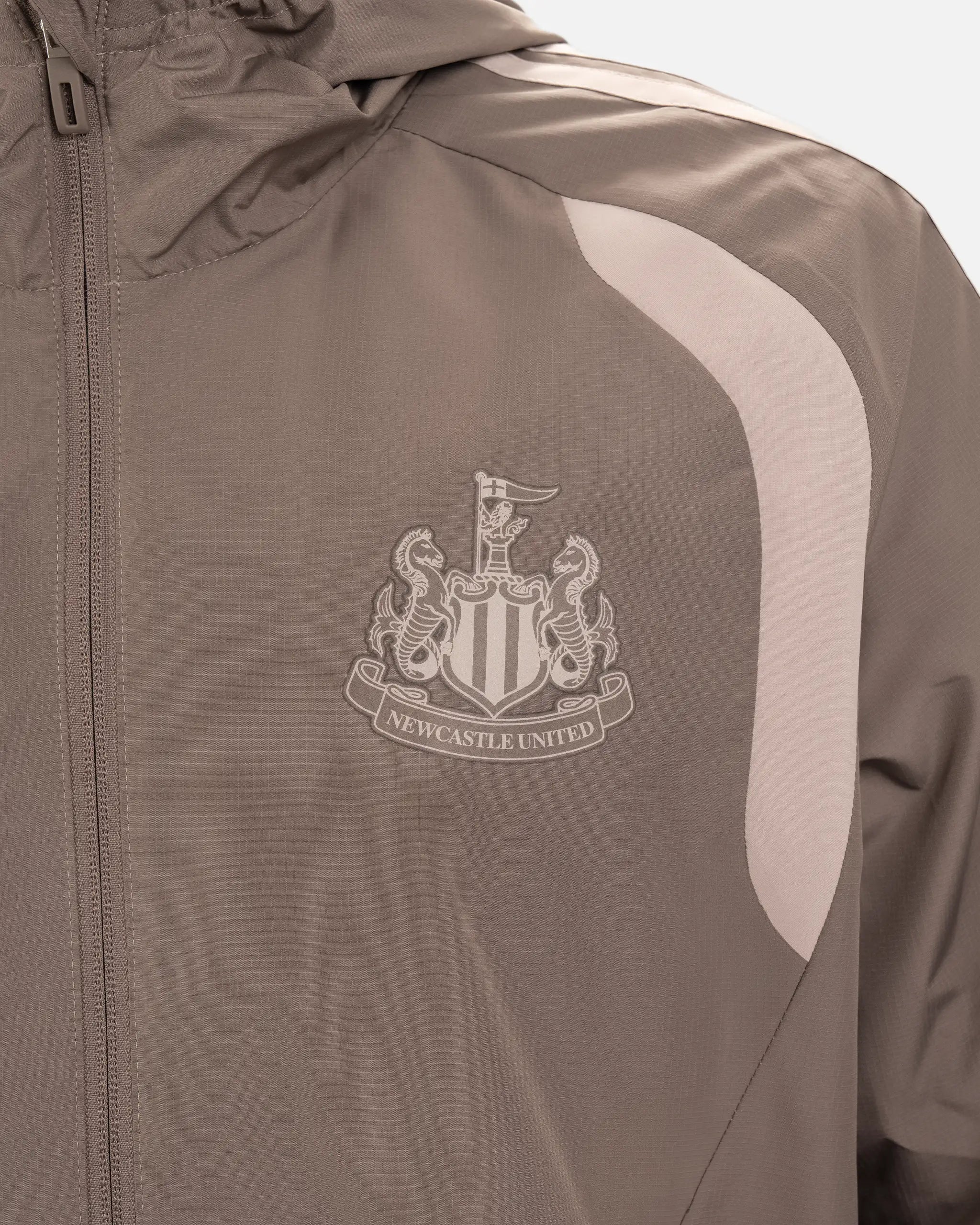 Newcastle United adidas 26/27 Coach's Range Beige All Weather Jacket