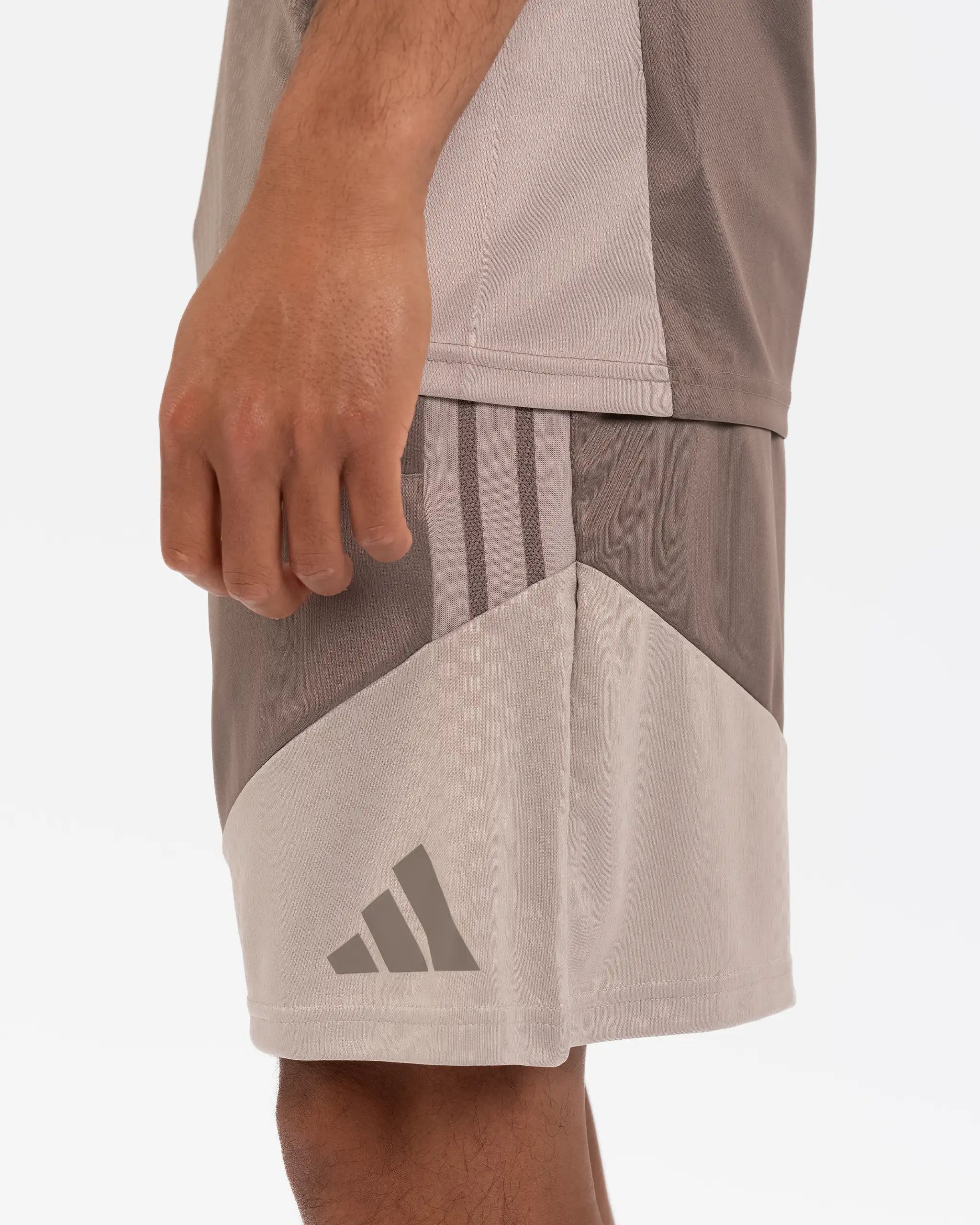 Newcastle United adidas 26/27 Coach's Range Beige Shorts