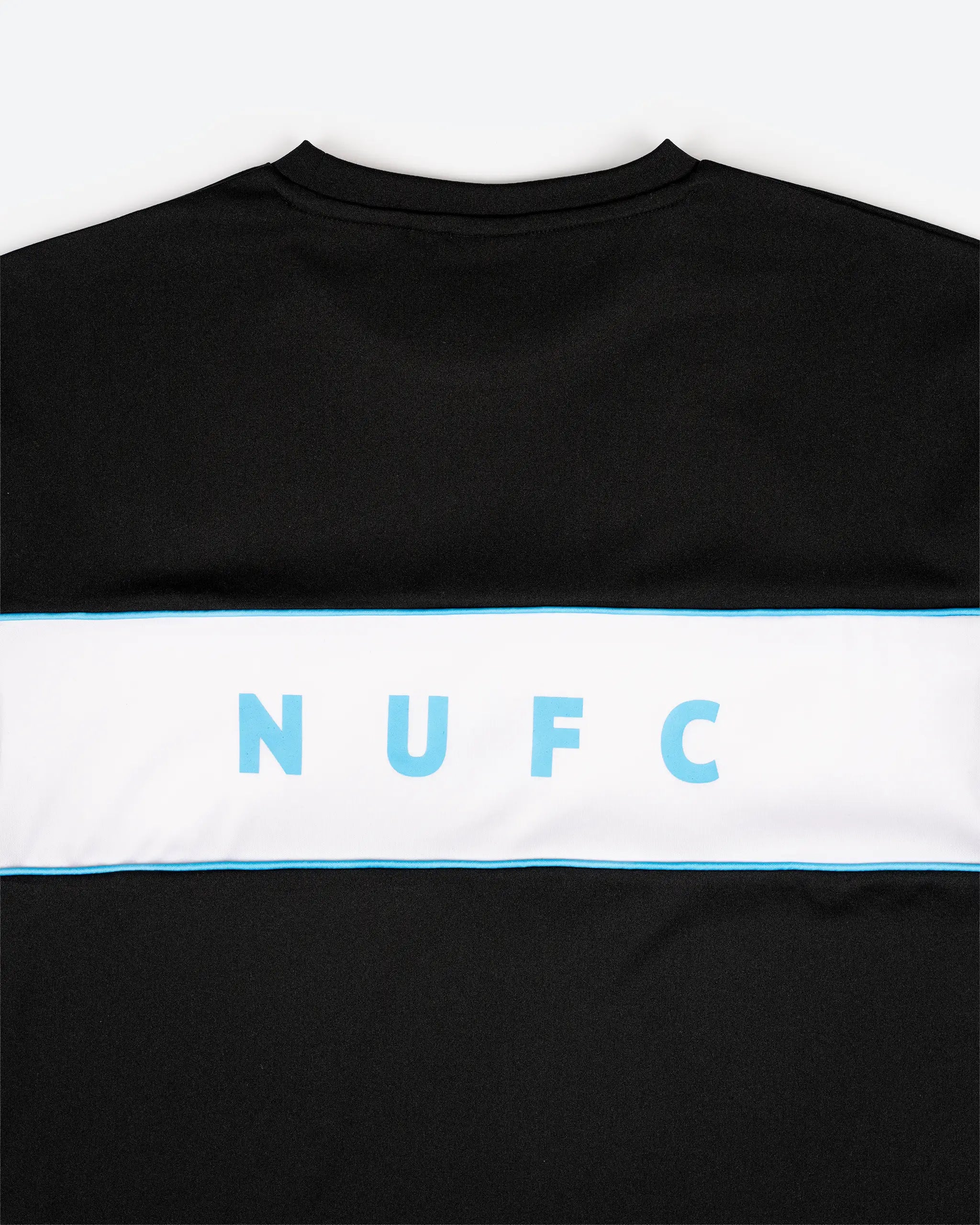 Newcastle United Boy's Black T-Shirt with Blue Crest