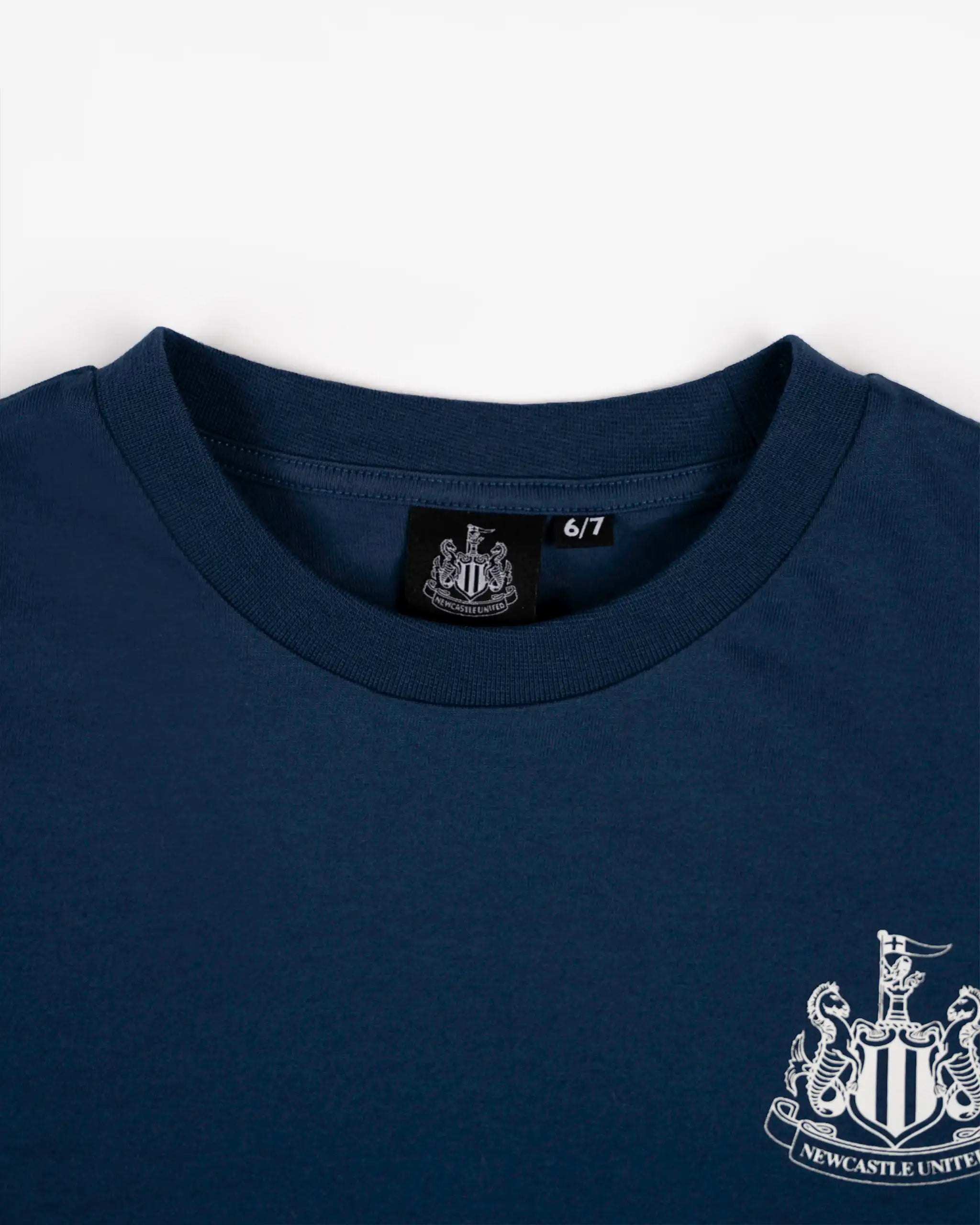 Newcastle United Boy's Navy NUFC Print T-Shirt