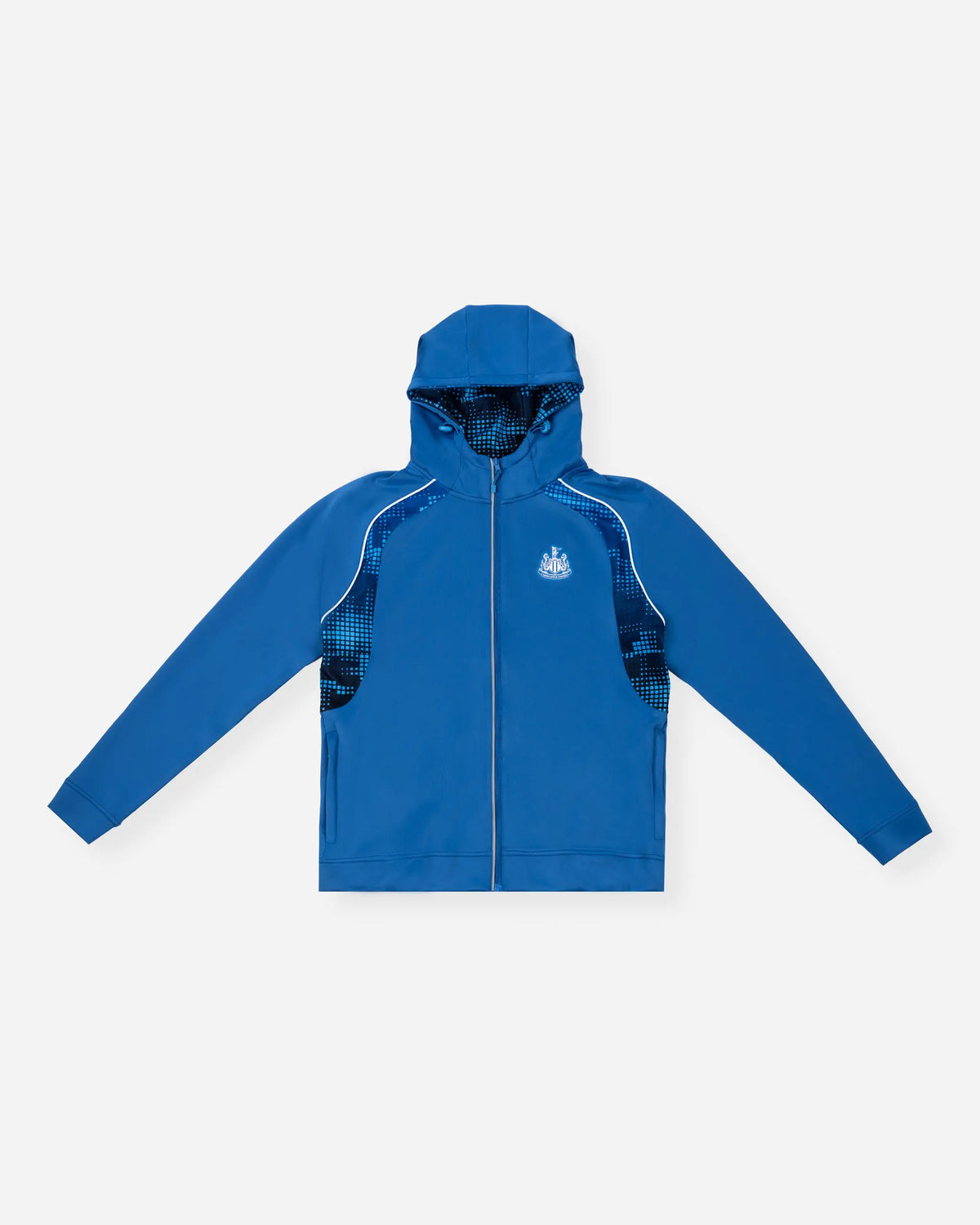 Newcastle United Men's Blue Tech Poly Full Zip Hoodie