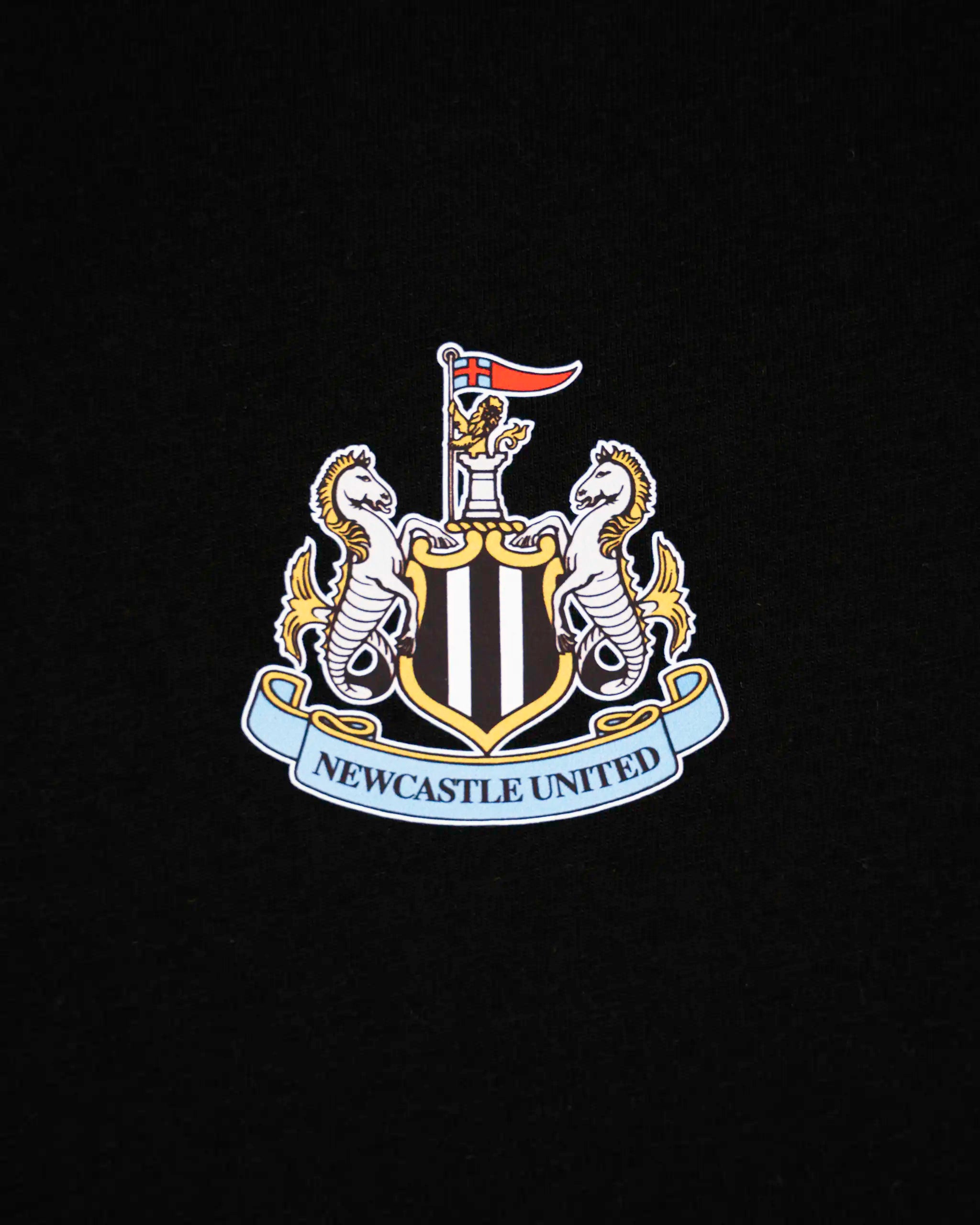 Newcastle United Champions League 25/26 Kids' Black T-Shirt