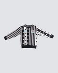 Newcastle United Kids Striped Christmas Jumper