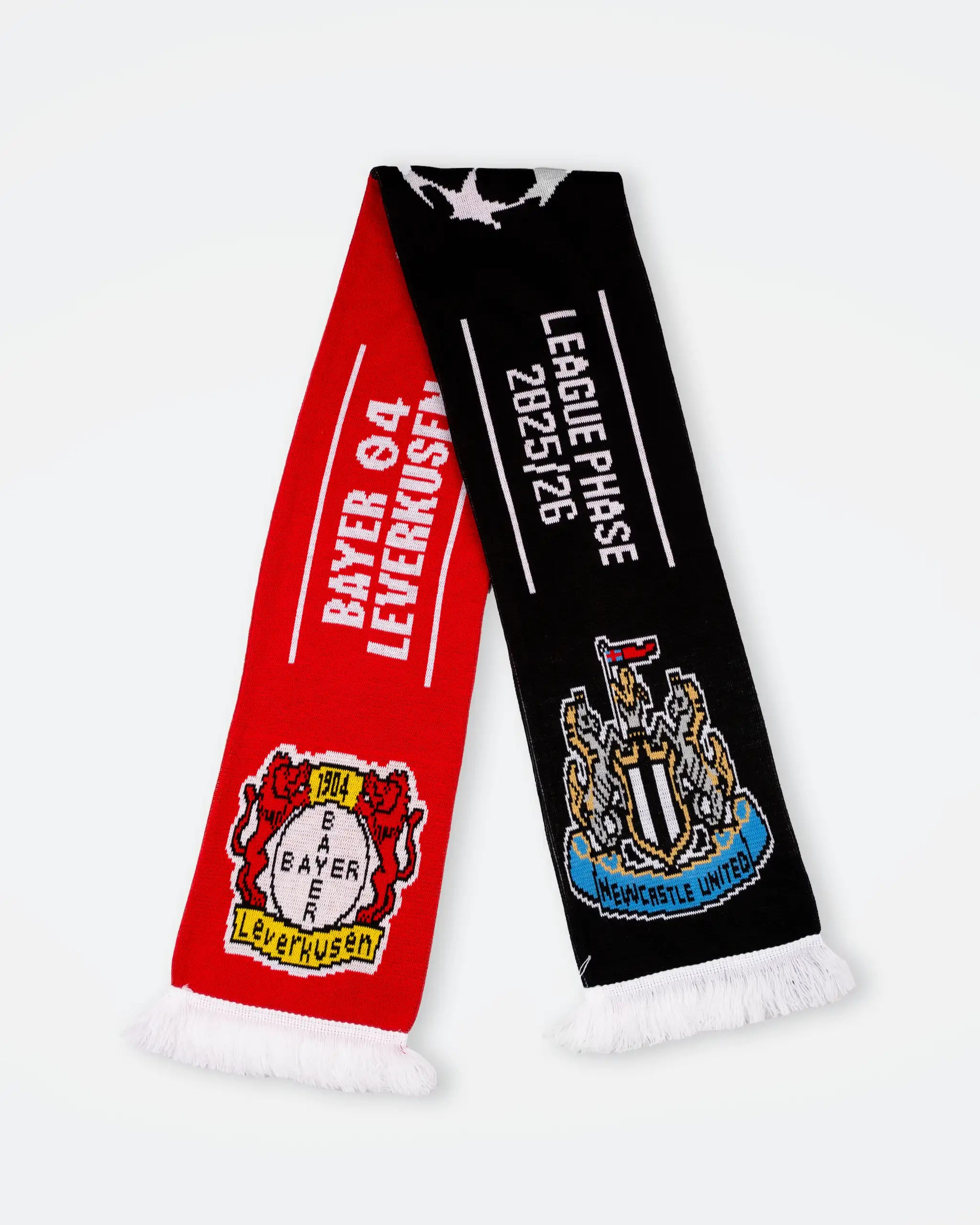 Newcastle United vs Leverkusen Scarf