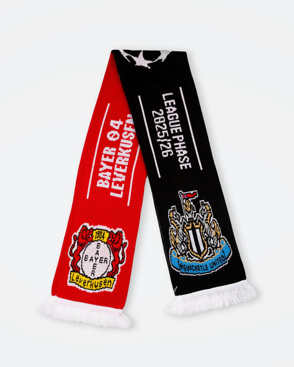Newcastle United vs Leverkusen Scarf