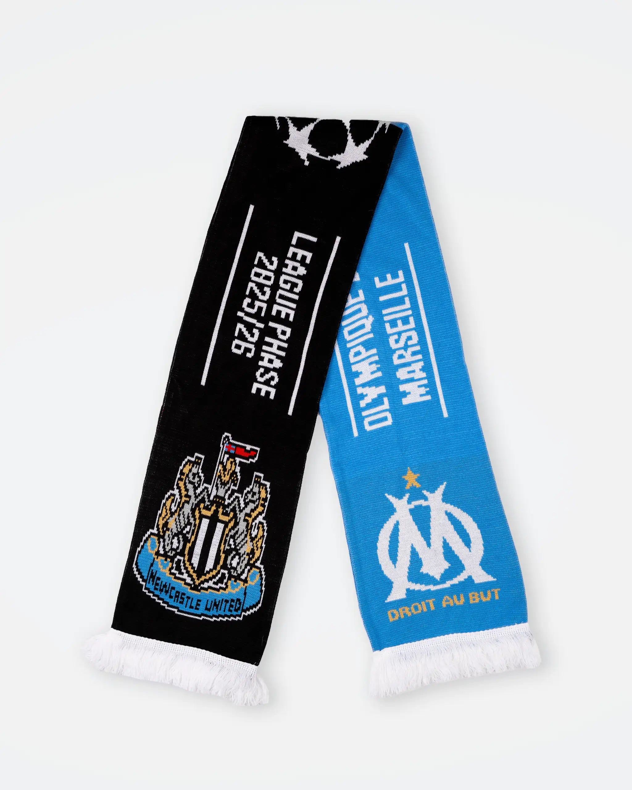 Newcastle United vs Marseille Scarf