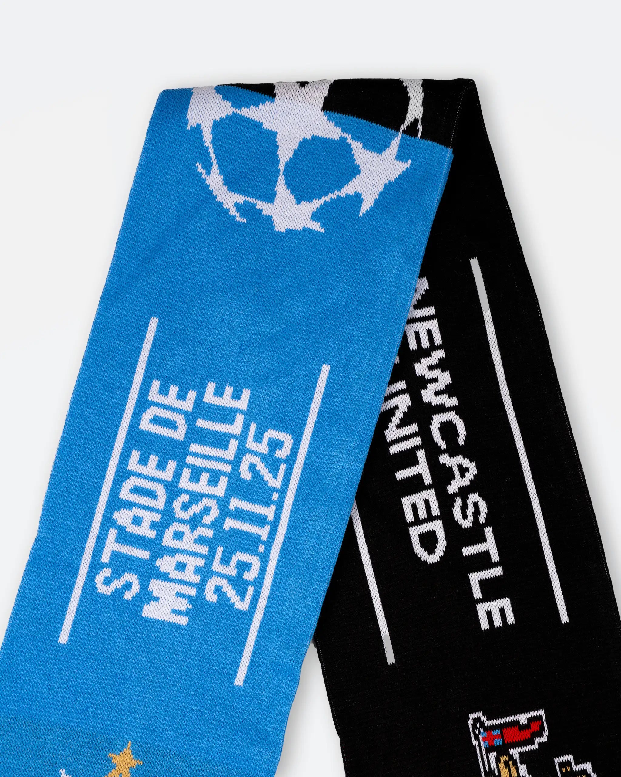 Newcastle United vs Marseille Scarf