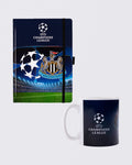 Newcastle United Champions League Mug & Notebook Bundle